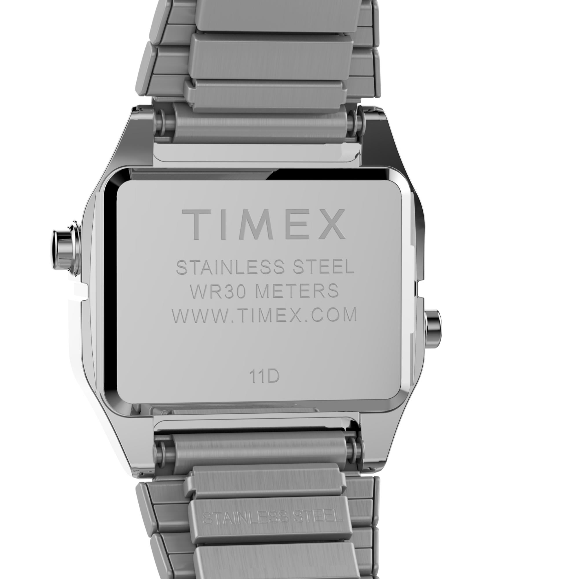 Timex T80 Teeny Tiny Quartz Digital Steel Strap Women's Watch TW2Y46500