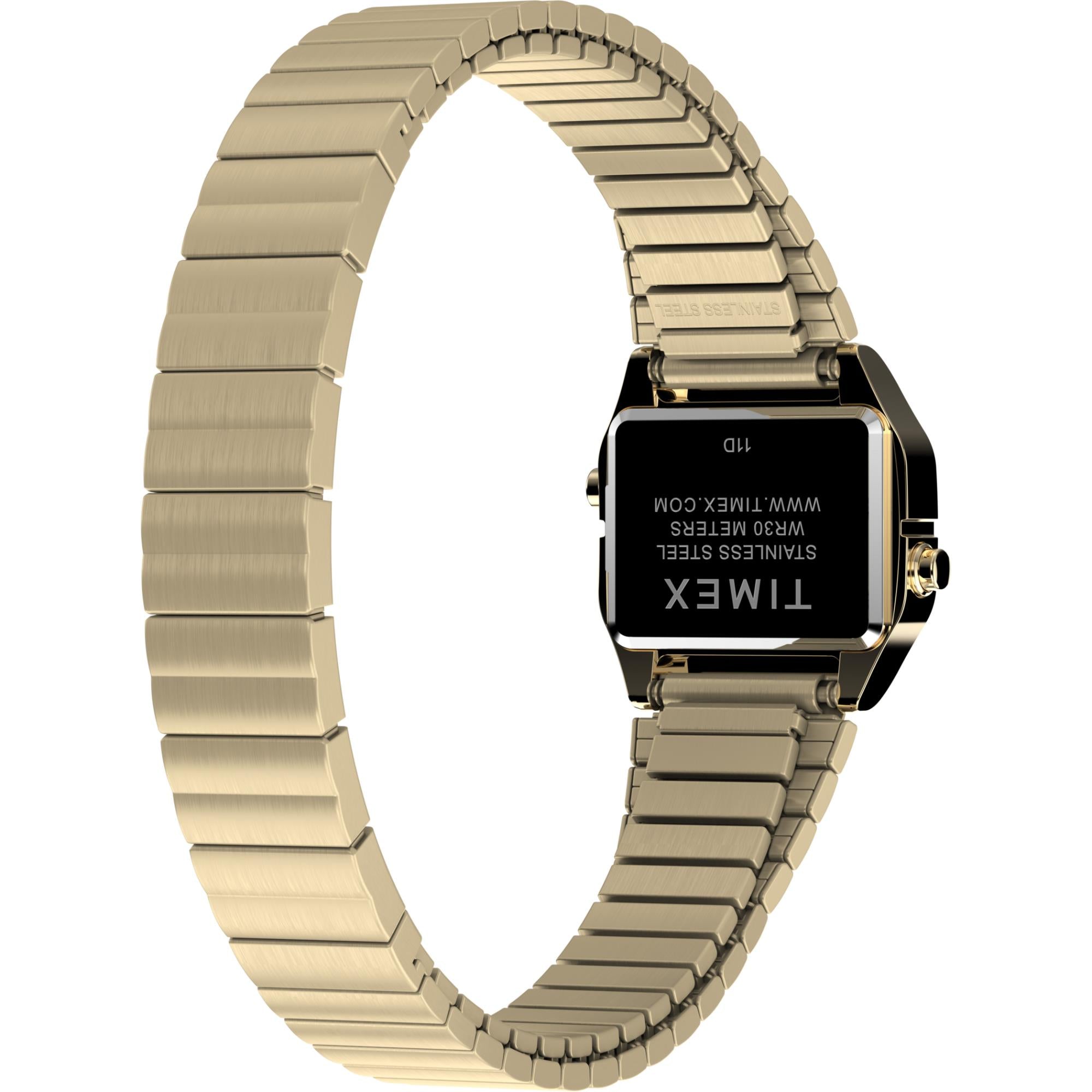Timex T80 Teeny Tiny Quartz Digital Steel Strap Women's Watch TW2Y46600