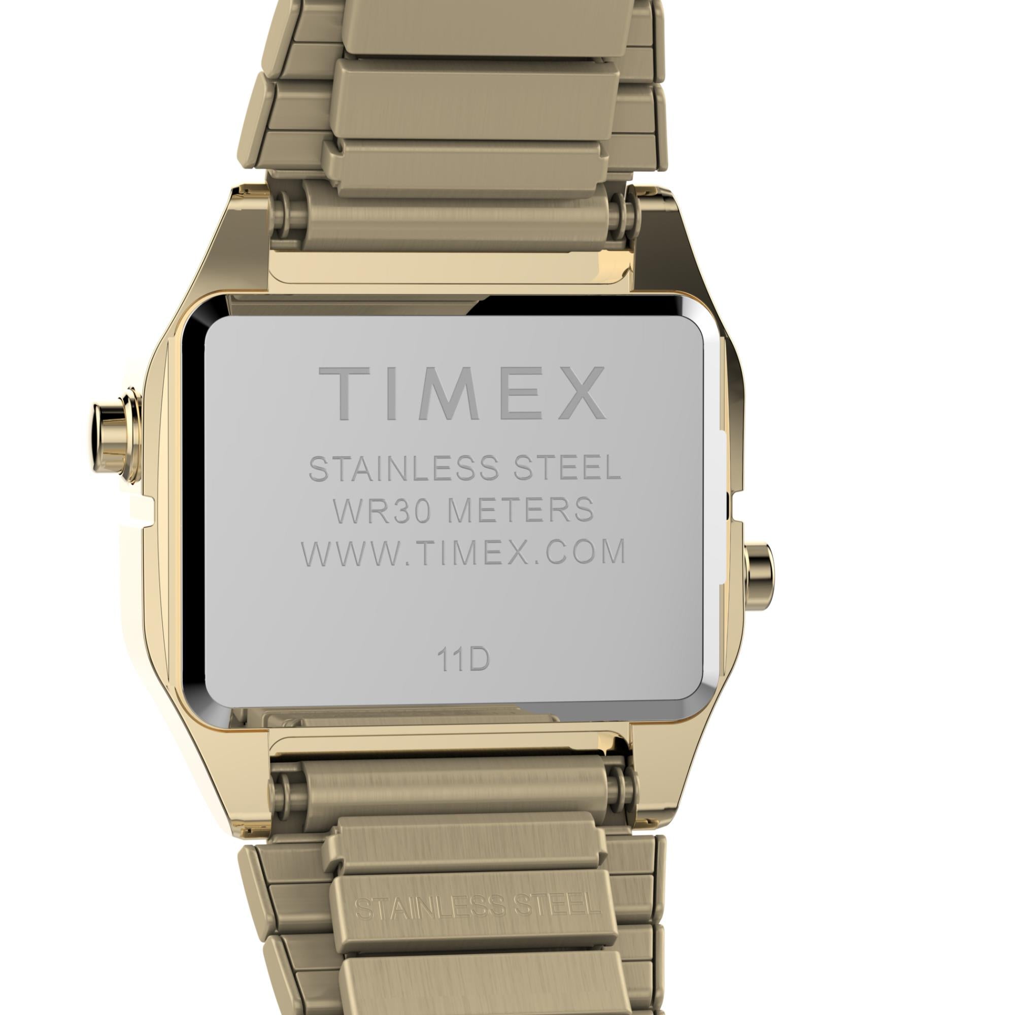 Timex T80 Teeny Tiny Quartz Digital Steel Strap Women's Watch TW2Y46600