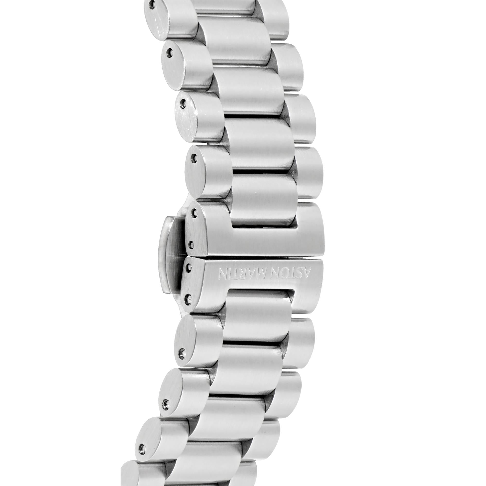 Aston Martin AML Icon Quartz Chronograph Green Dial Steel Strap Men's Watch MTIS1F502