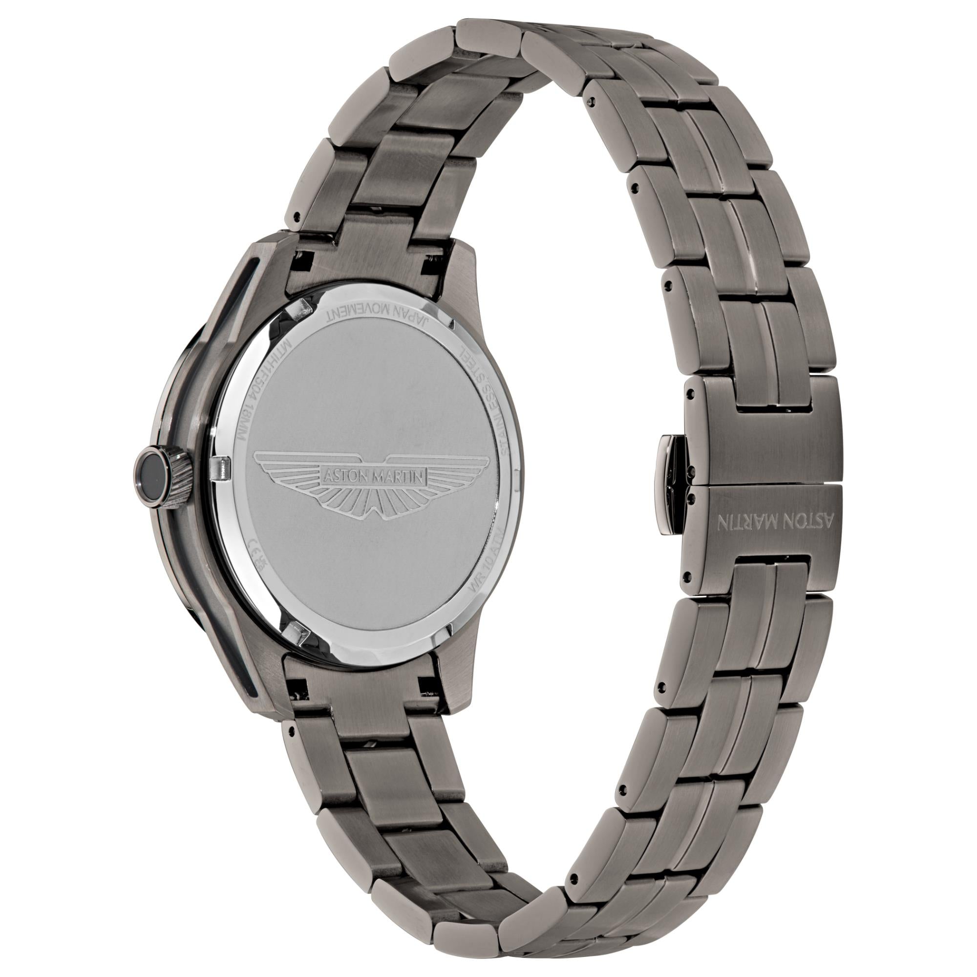 Aston Martin AML Icon Quartz Blue Dial Steel Strap Men's Watch MTIH1F504