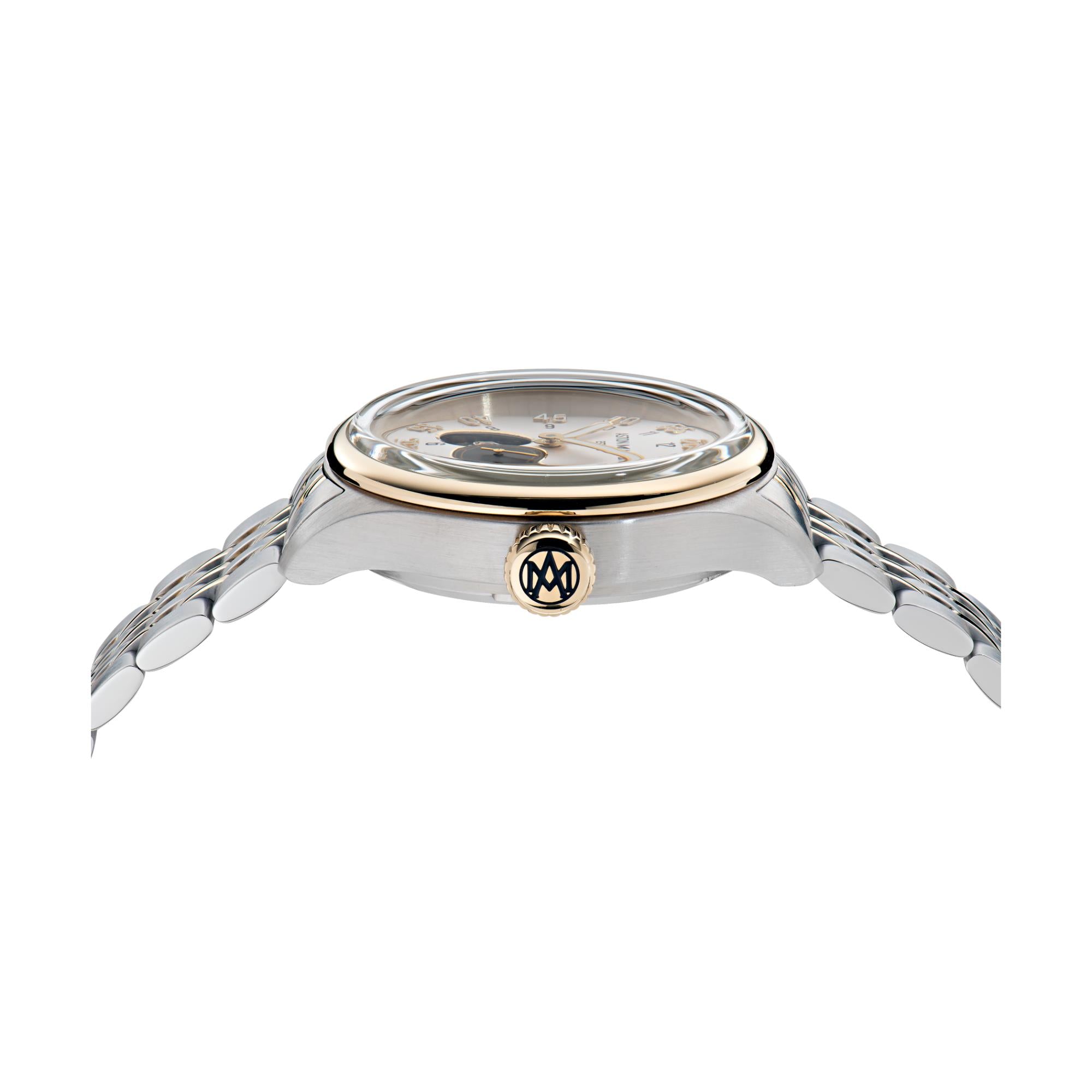 Aston Martin AML Timeless Automatic Silver Dial Steel Strap Men's Watch MTTS1F503