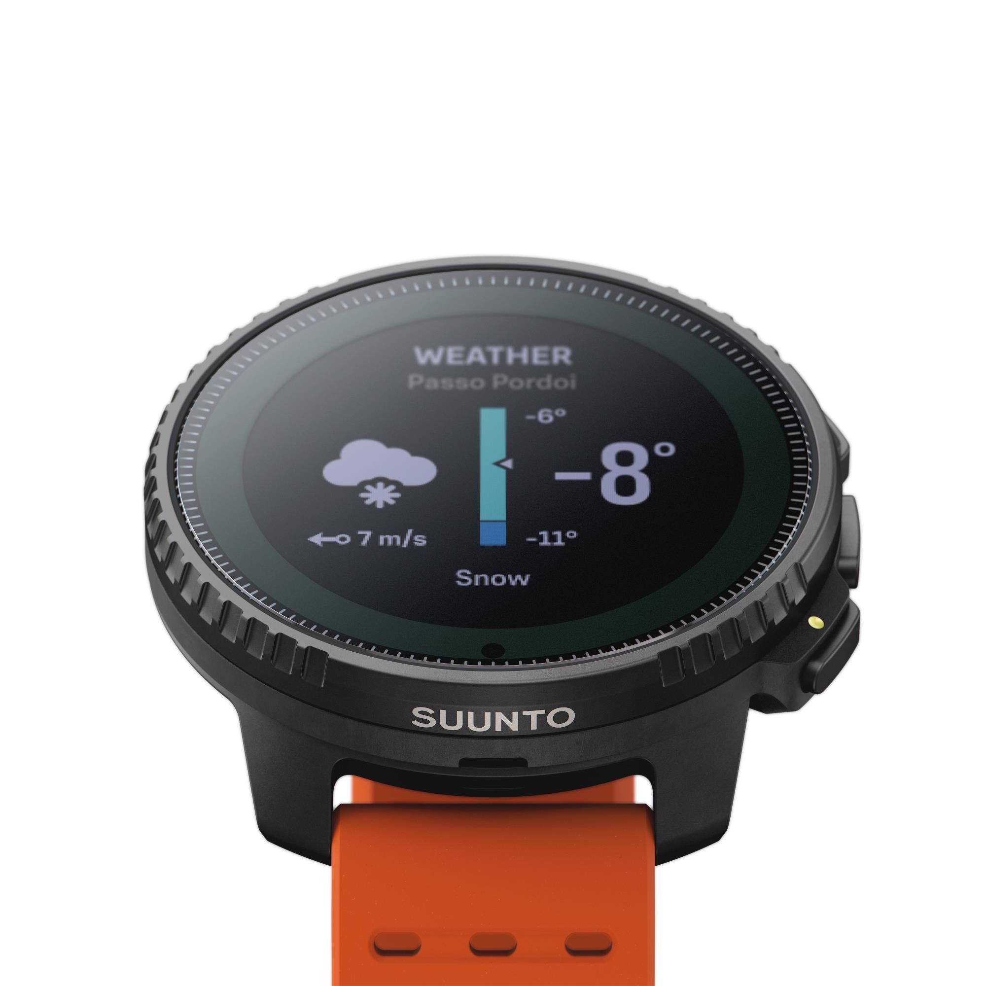 Suunto Vertical Solar Canyon Digital Silicone Strap Unisex Smart Watch SS050987000
