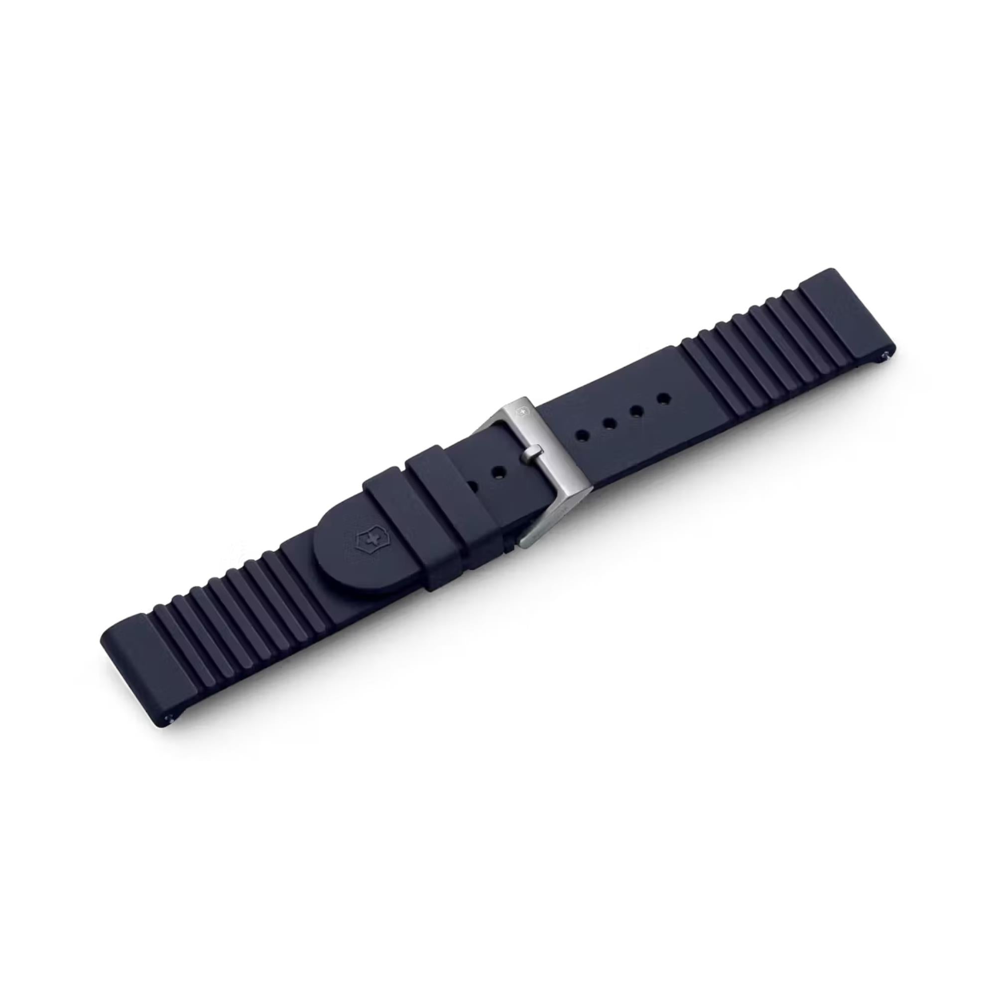 Victorinox D1 Blue Rubber Watch Strap V.60027