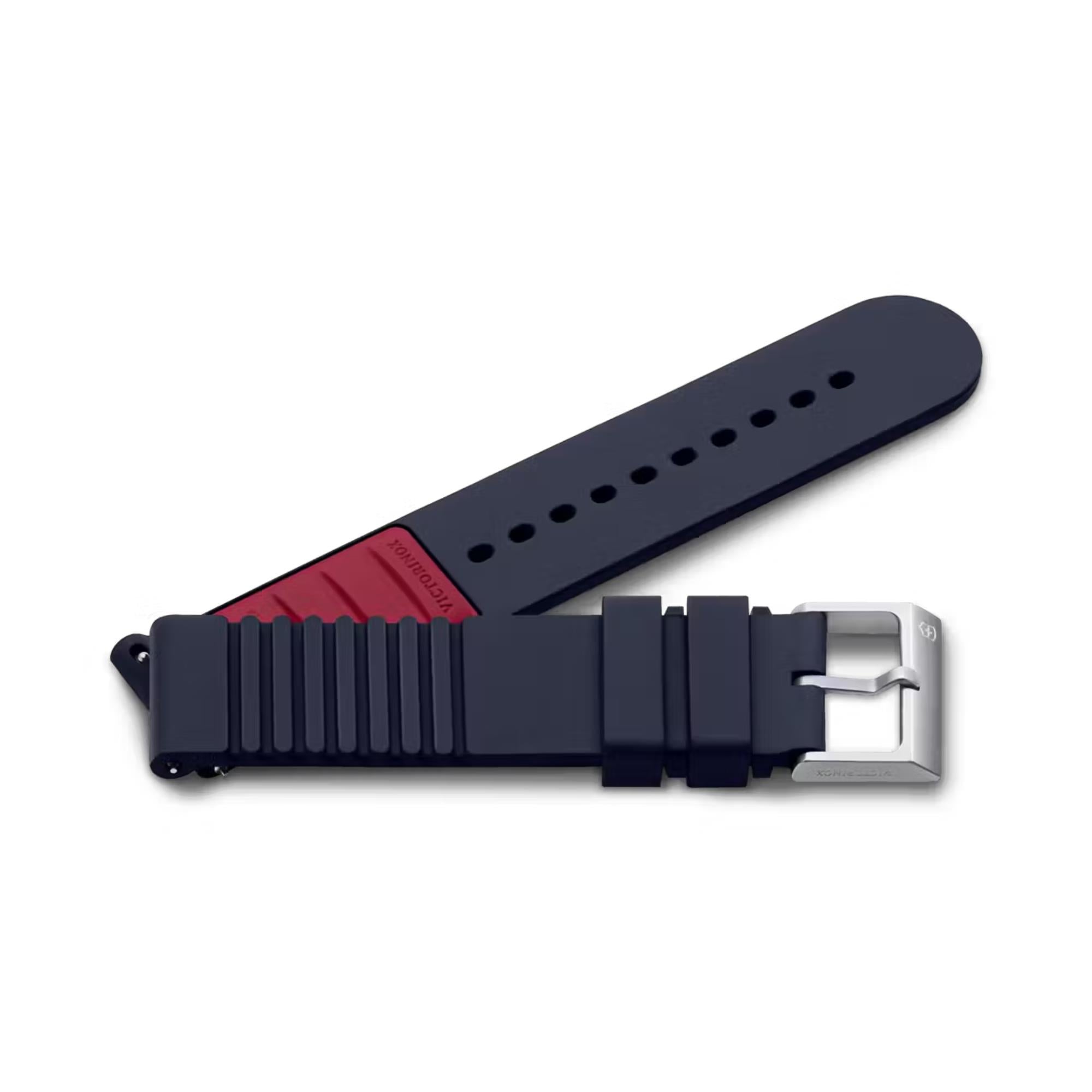 Victorinox D1 Blue Rubber Watch Strap V.60027