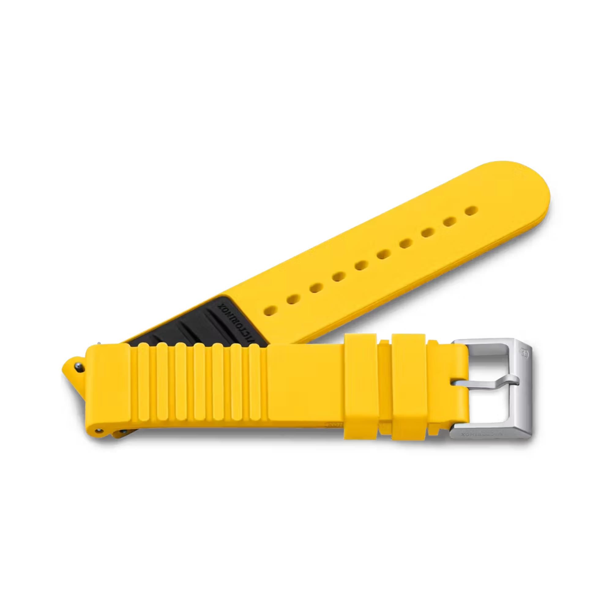Victorinox D1 Yellow Rubber Watch Strap V.60029