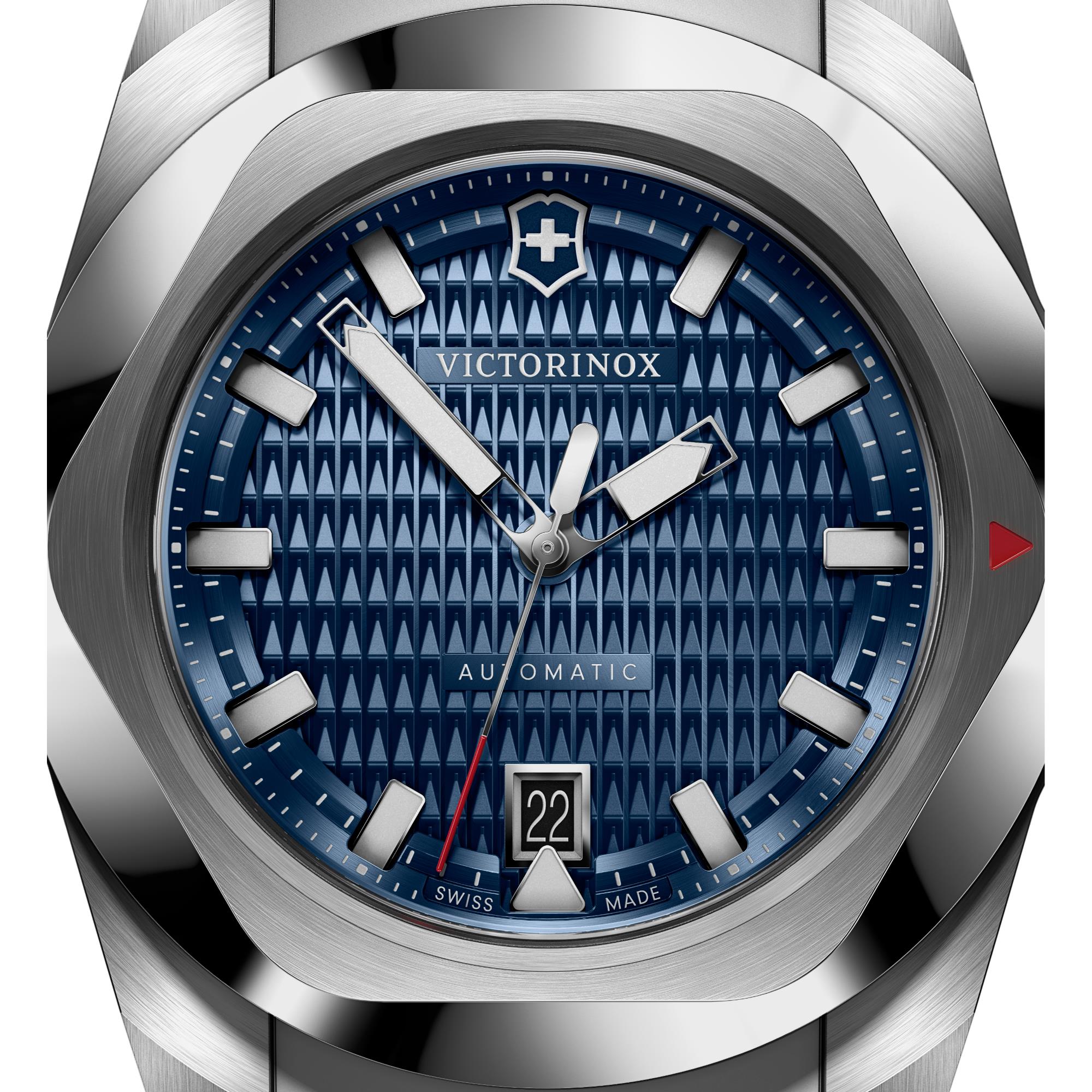 Victorinox I.N.O.X. Automatic Blue Dial Steel Strap Men's Watch 242020
