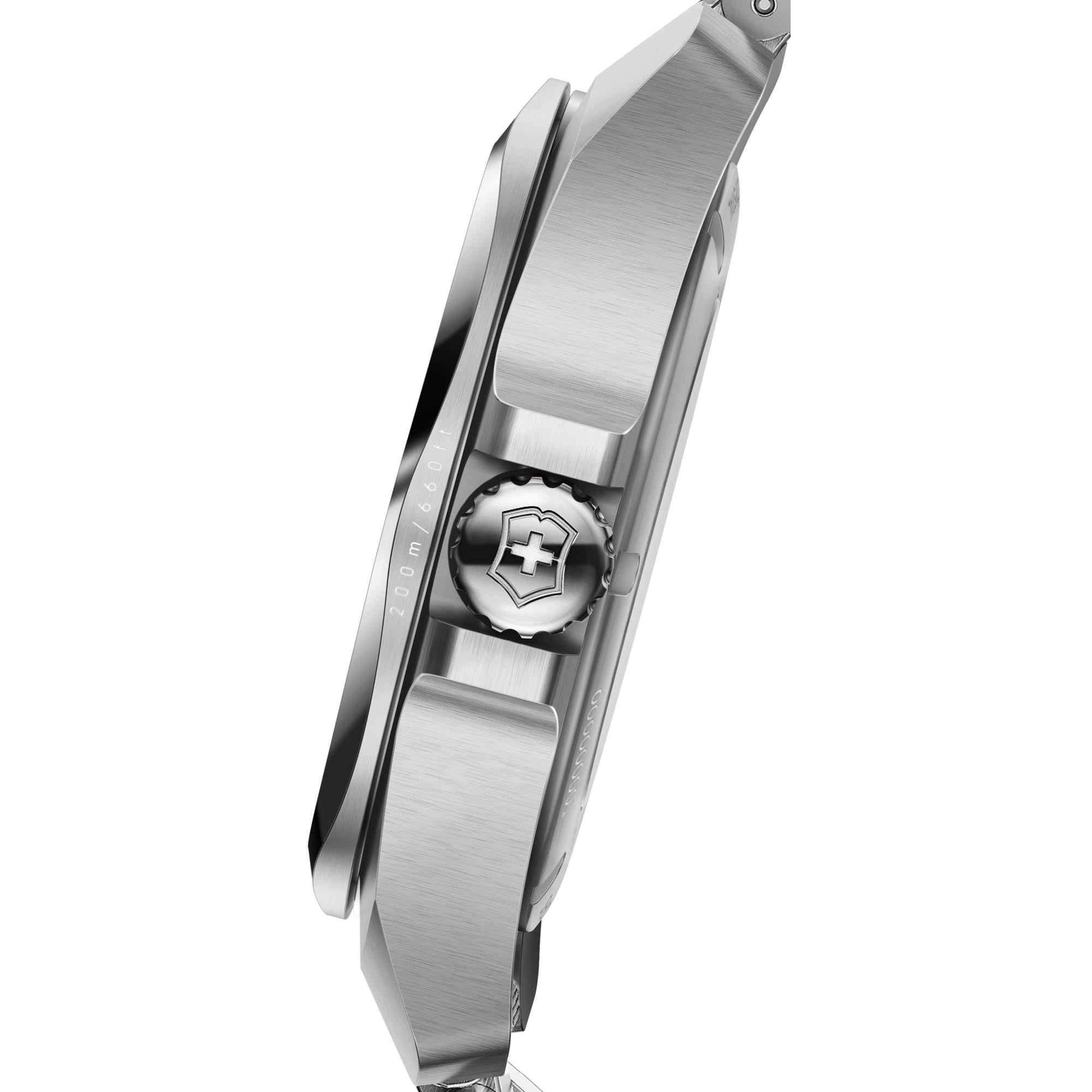 Victorinox I.N.O.X. Automatic Blue Dial Steel Strap Men's Watch 242020