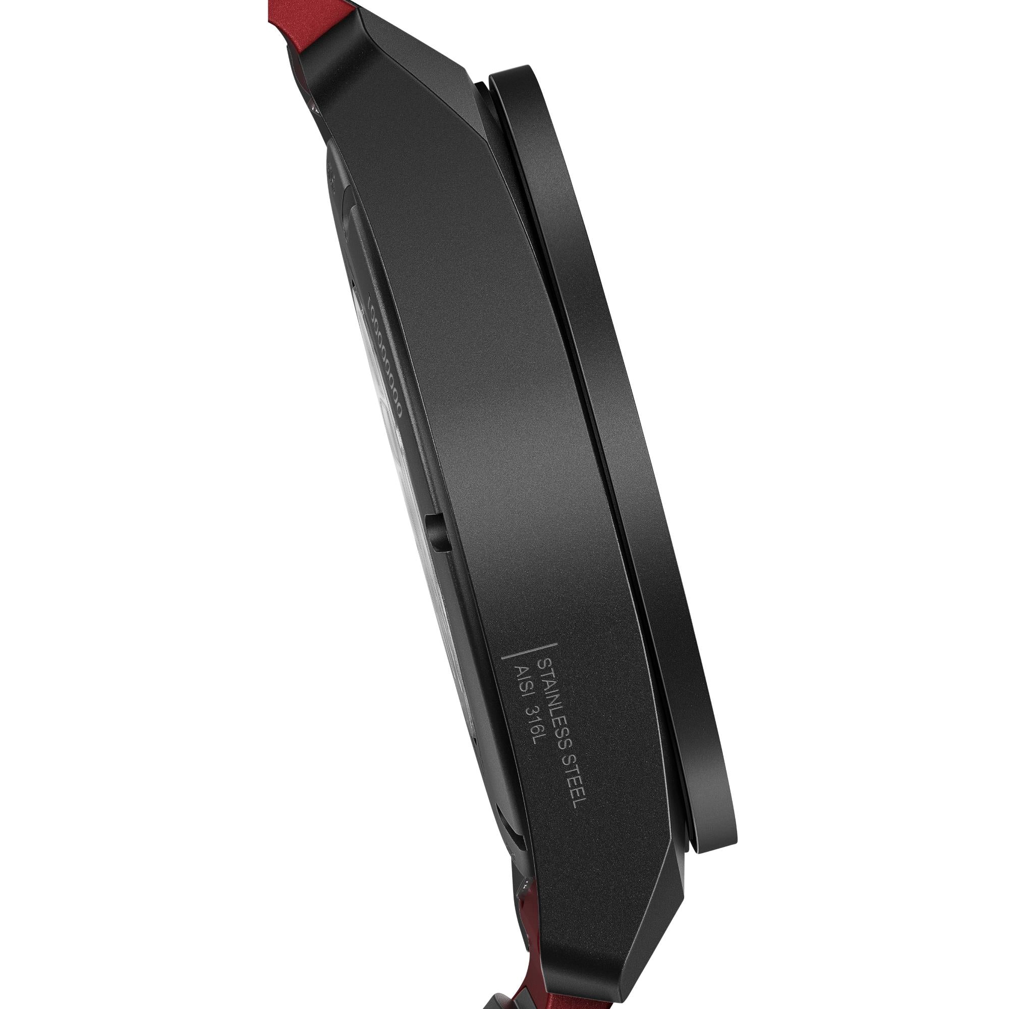 Victorinox Air Pro Automatic GMT Black Dial Rubber Strap Men's Watch 242006