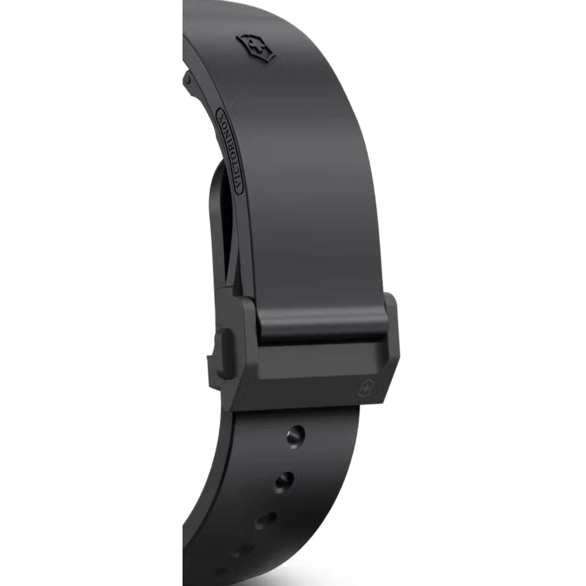 Victorinox I.N.O.X. Automatic Black Dial Rubber Strap Men's Watch 242023.1