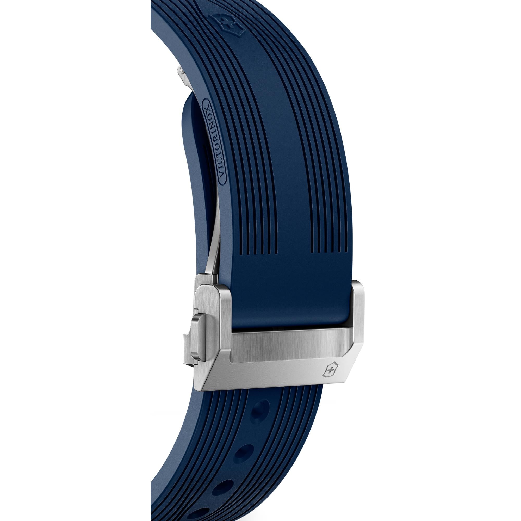 Victorinox Air Pro Automatic GMT Blue Dial Rubber Strap Men's Watch 242003