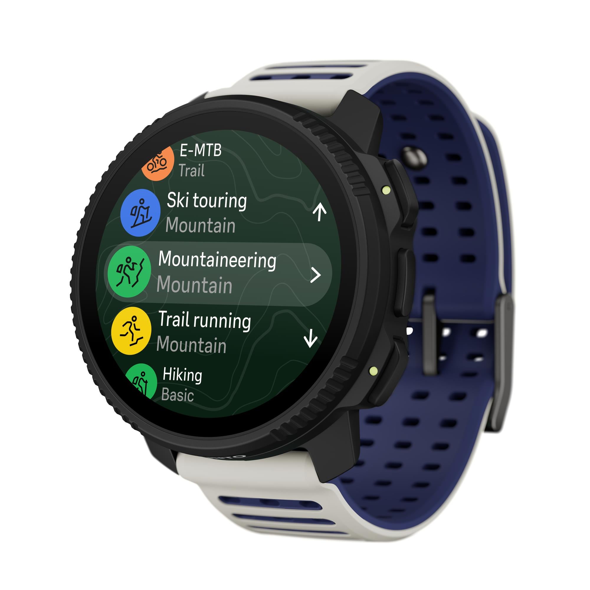 Suunto Vertical 2 Arctic Gray AMOLED Digital Silicone Strap Unisex Smart Watch SS051205000