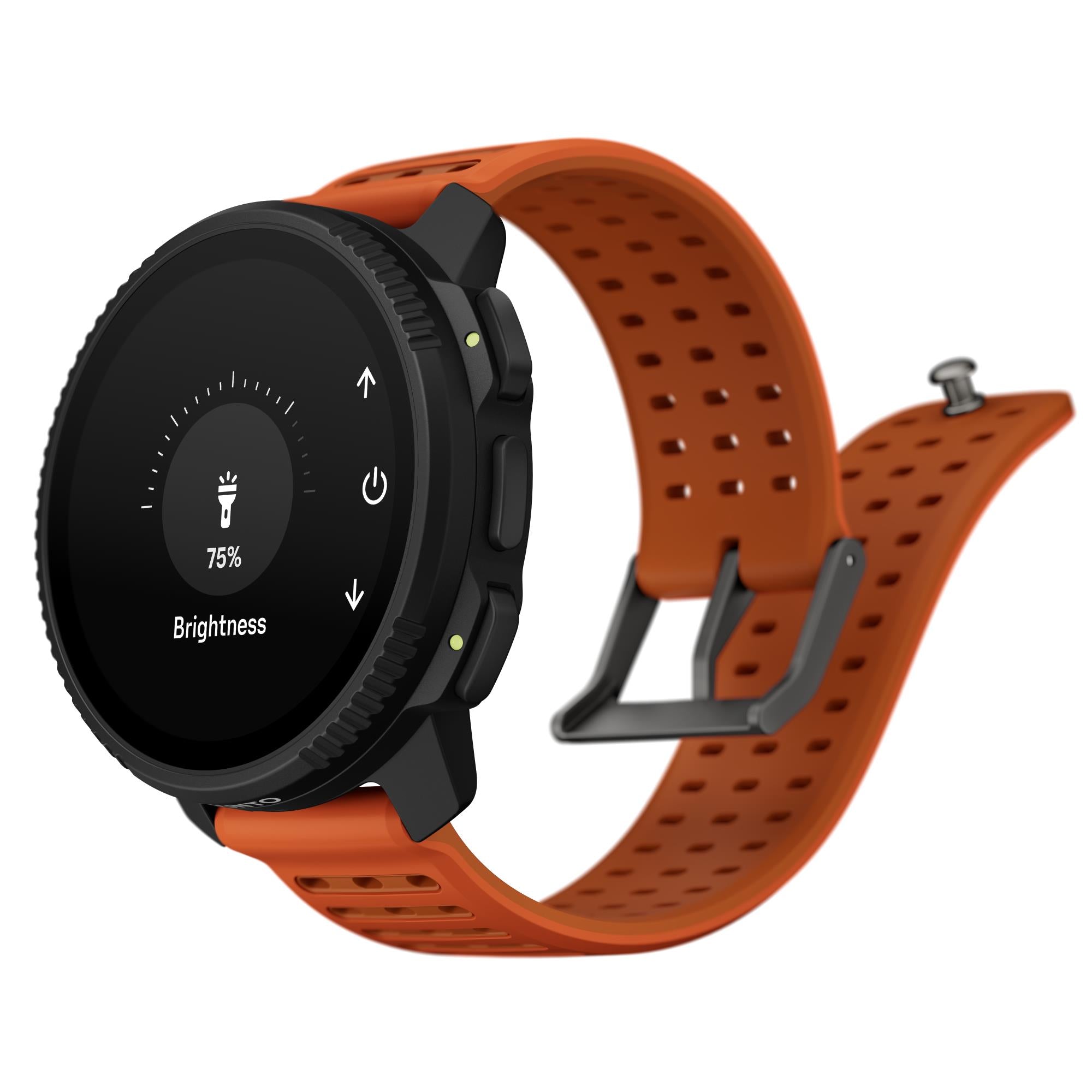 Suunto Vertical 2 Canyon AMOLED Digital Silicone Strap Unisex Smart Watch SS051206000