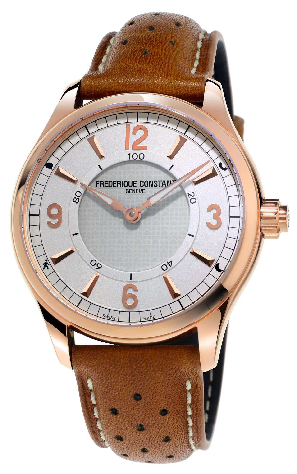 Frederique Constant Rose Gold Mens Horological Smartwatch FC-282AS5B4 - WatchNation