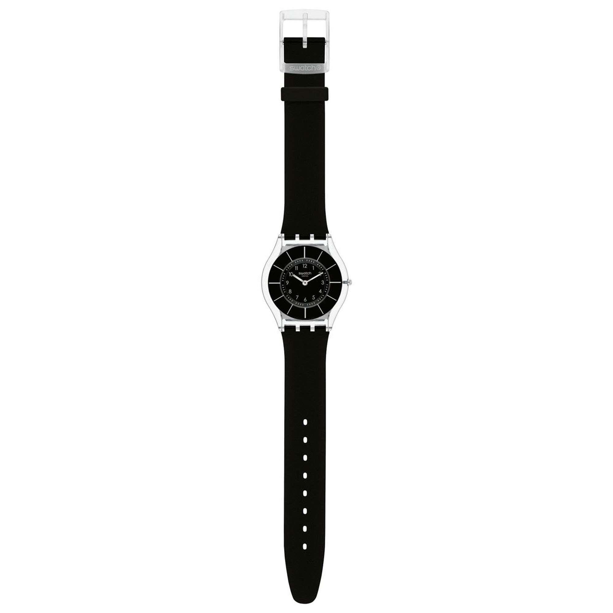 Swatch Black Classiness Case Black Dial Watch SS08K103