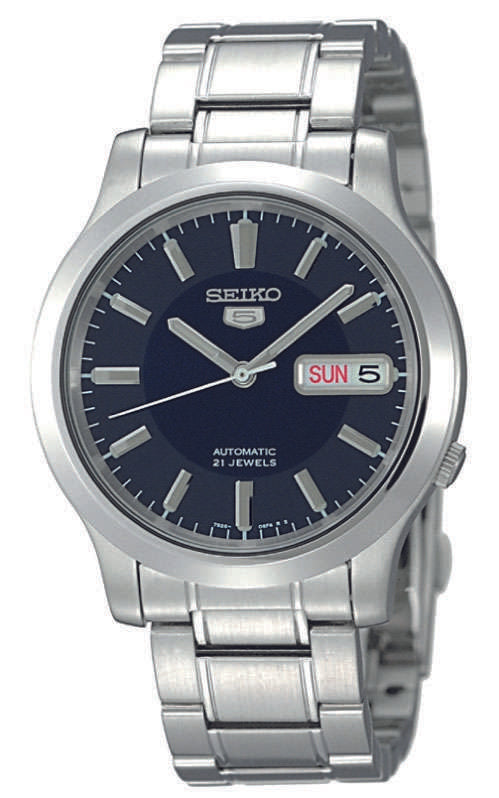 Seiko 5 Classic Automatic Blue Dial Steel Bracelet Men's Watch SNK793K1