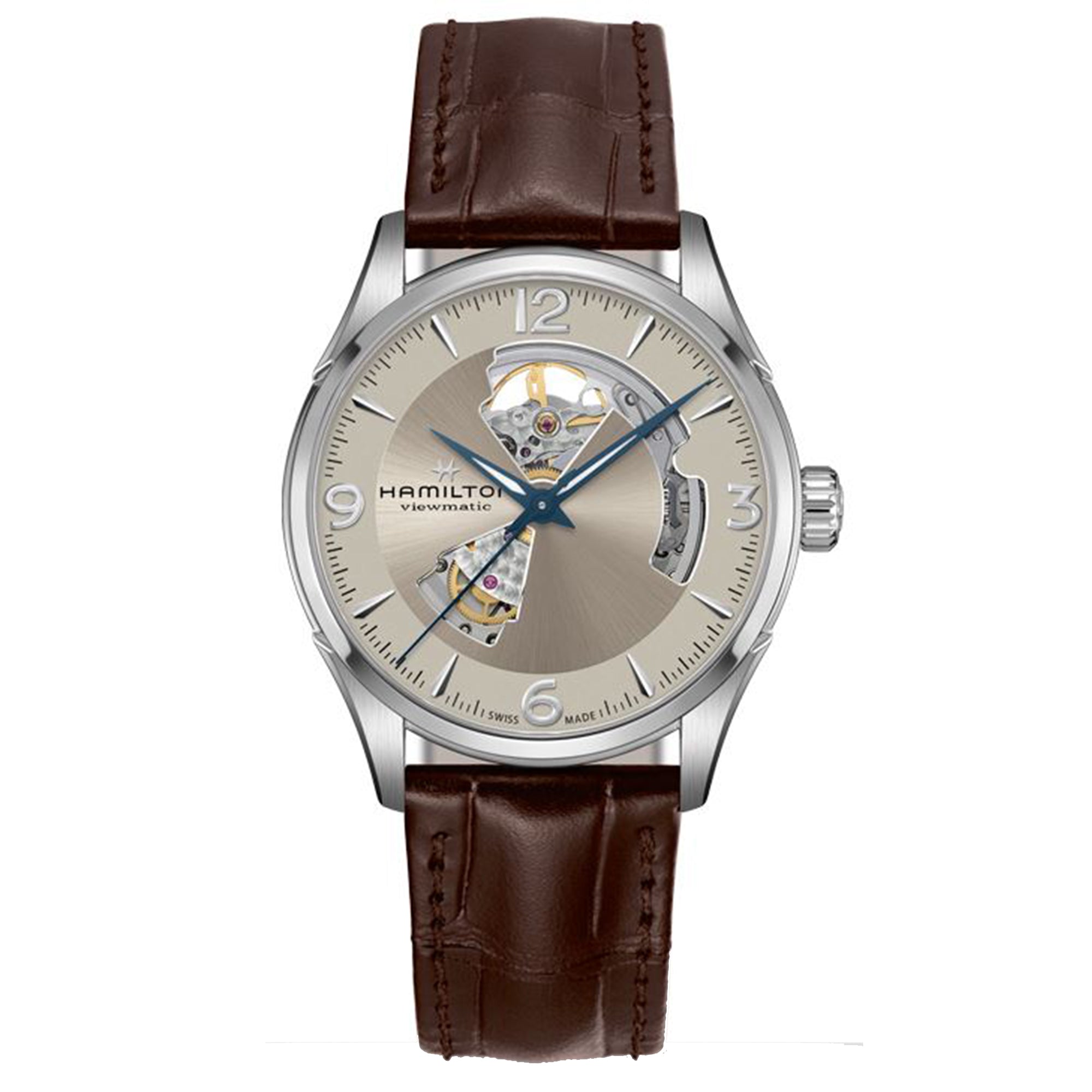 Hamilton Jazzmaster Open Heart Automatic Beige Dial Men's Watch H32705521