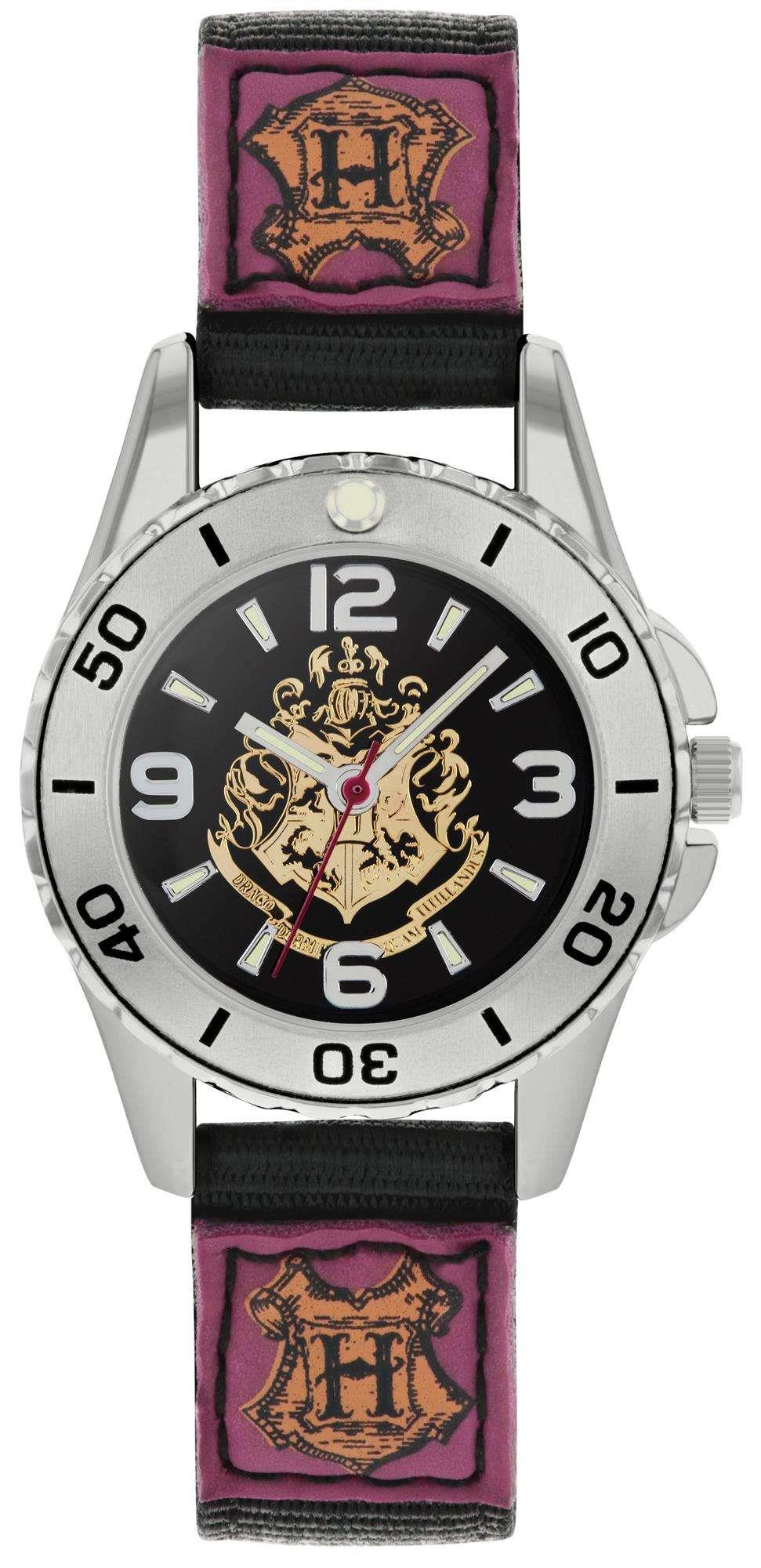 Disney Harry Potter Quartz Rip Strap Time Teacher Black Dial Men's Watch HP5100