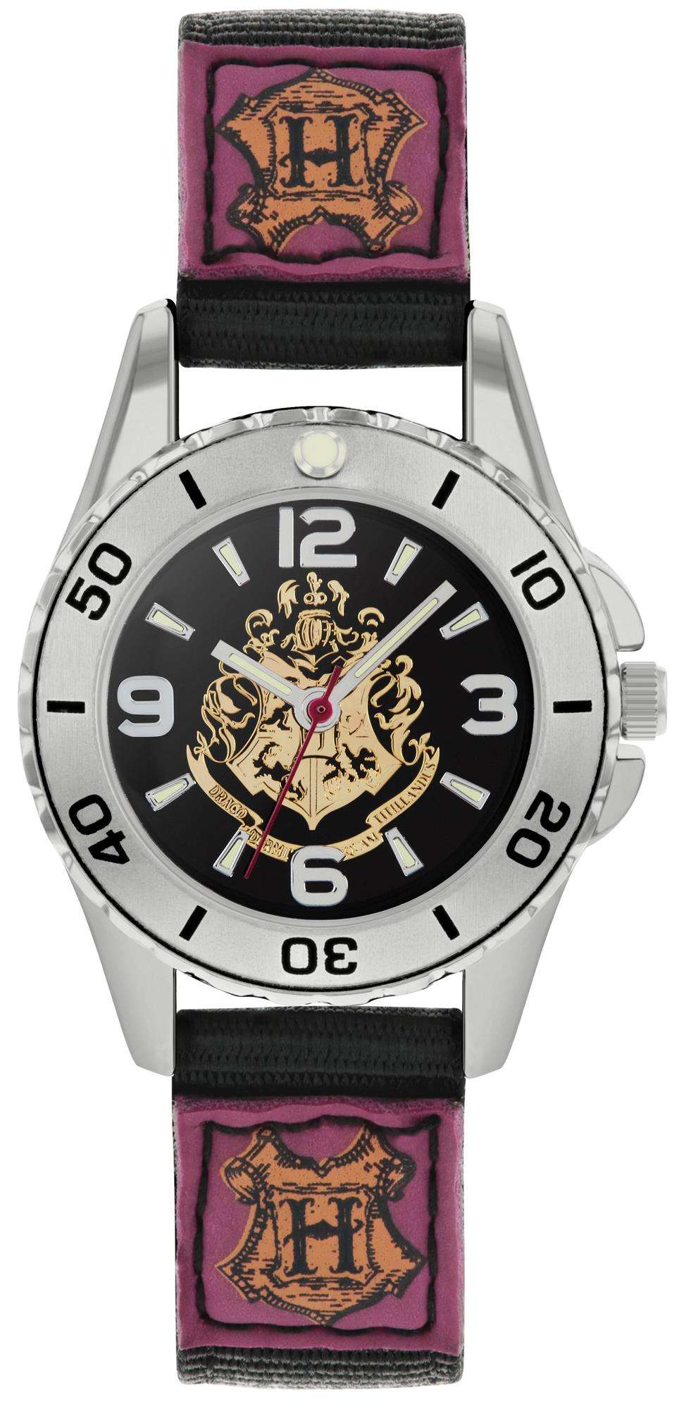 Disney Harry Potter Quartz Rip Strap Time Teacher Black Dial Men's Watch HP5100