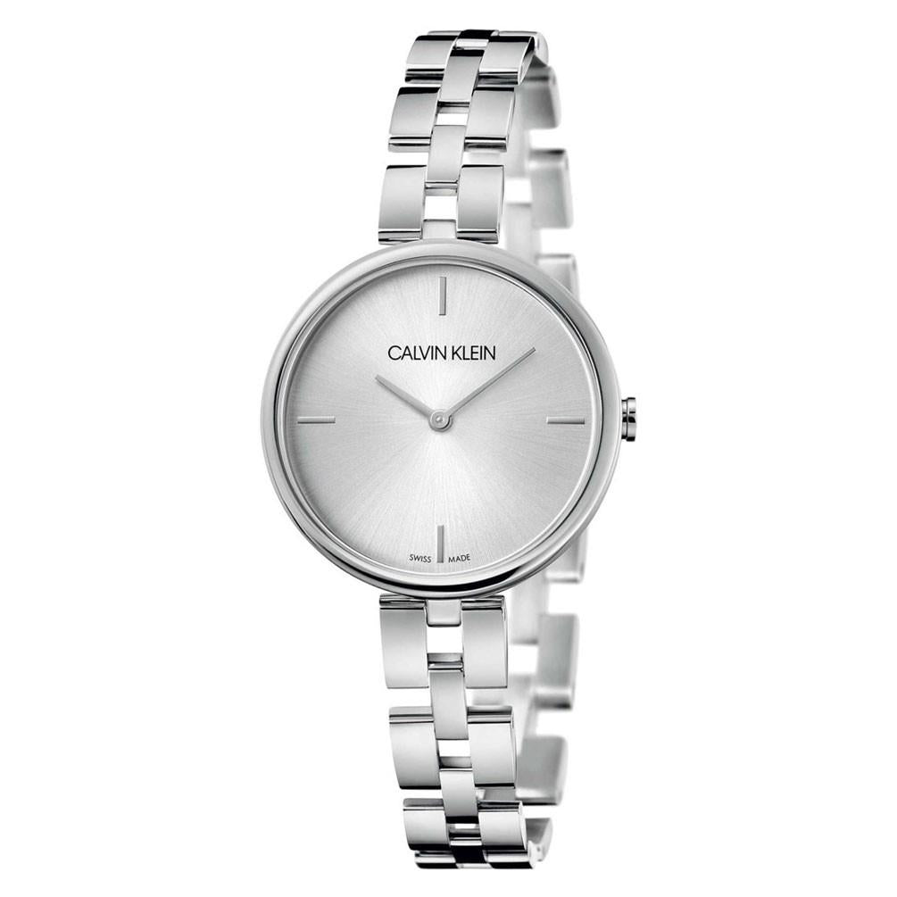 Calvin Klein Elegance Quartz Silver Dial Stainless Steel Bracelet Ladies Watch KBF23146