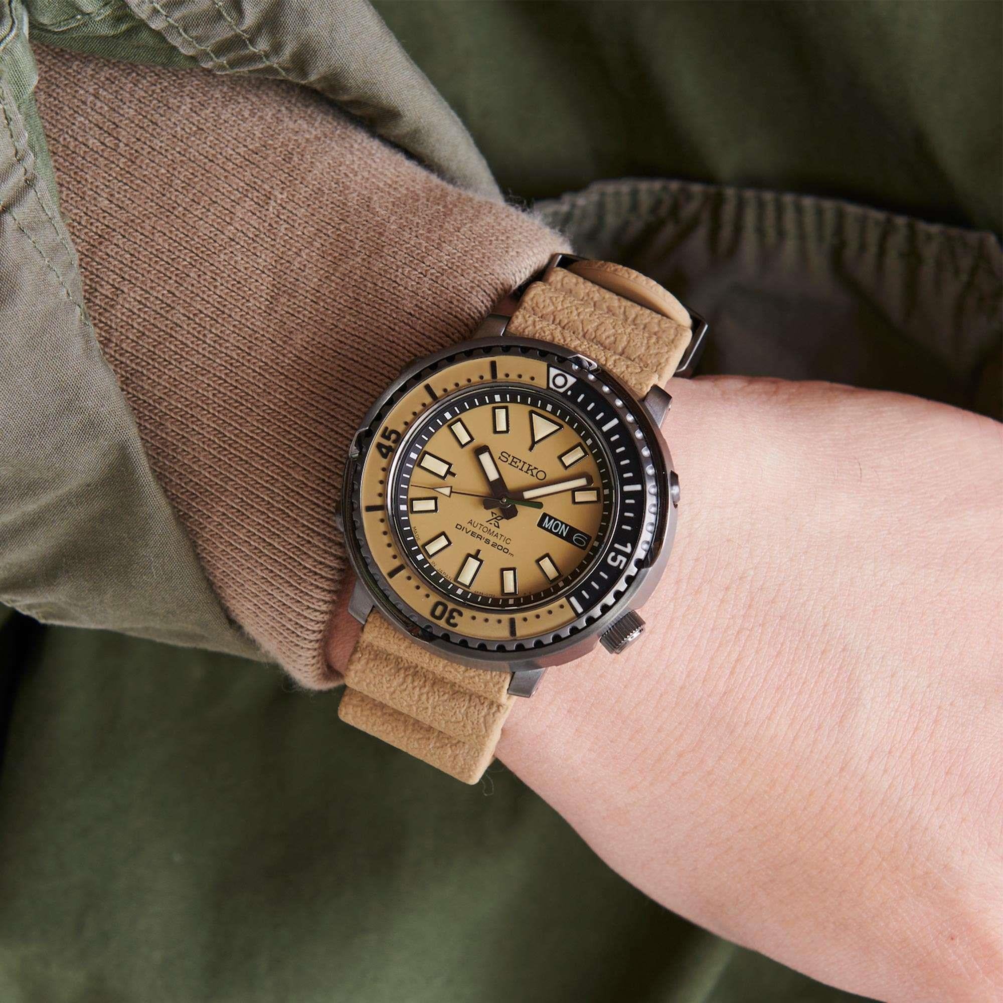 Seiko Prospex 'Urban Safari' Automatic Beige Dial Men's Watch SRPE29K1