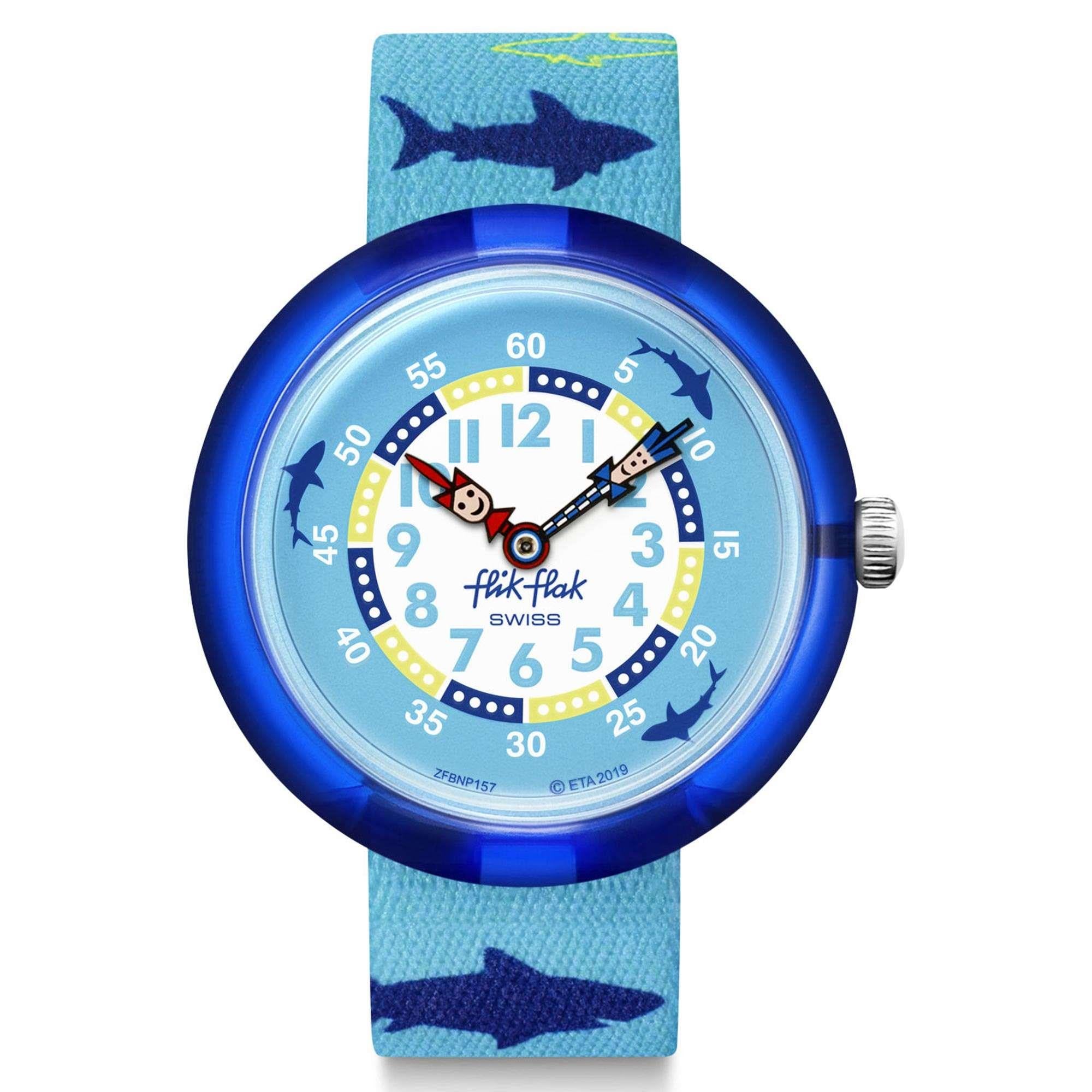 Flik Flak Story Time Sharkism Quartz Kid's Watch FBNP157