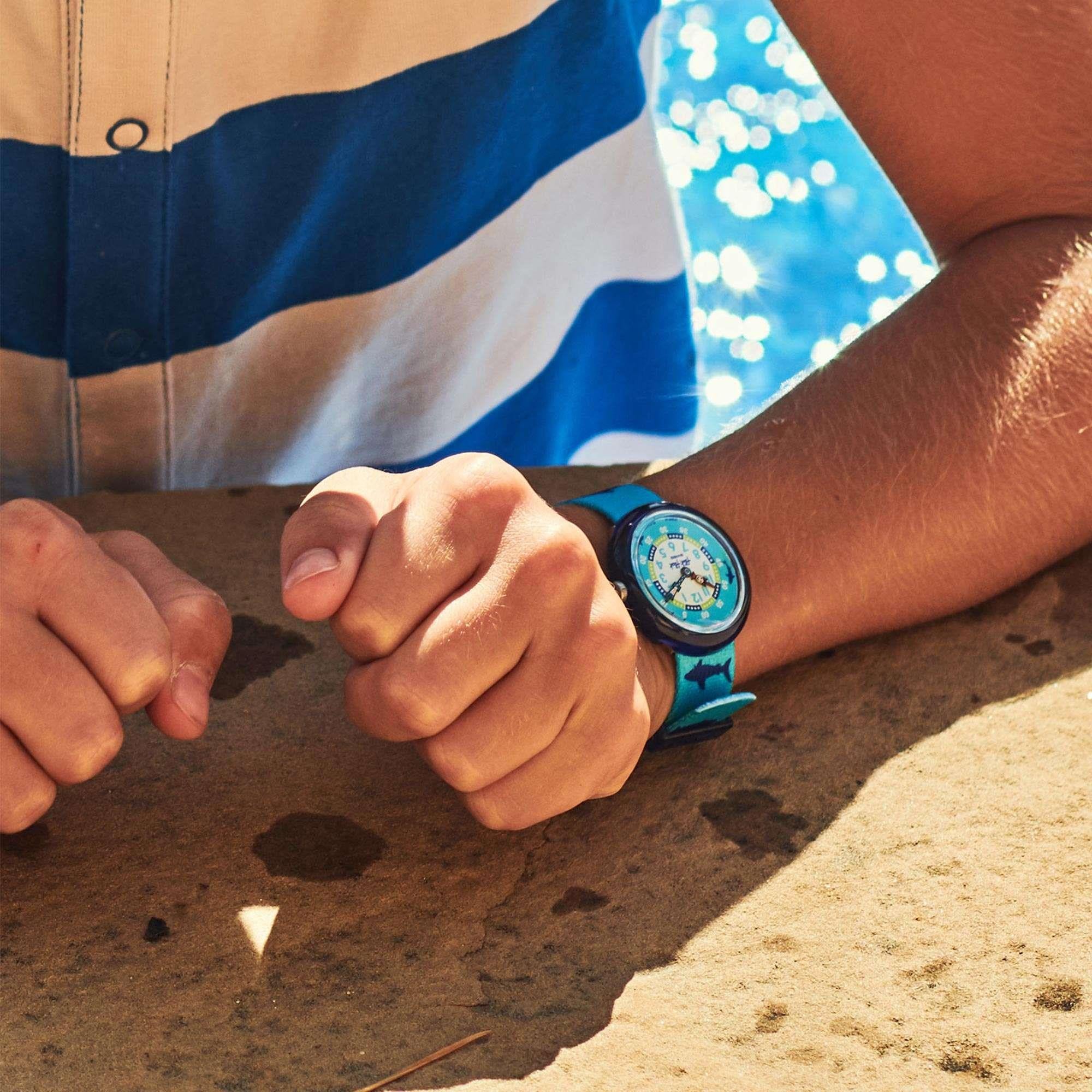 Flik Flak Story Time Sharkism Quartz Kid's Watch FBNP157