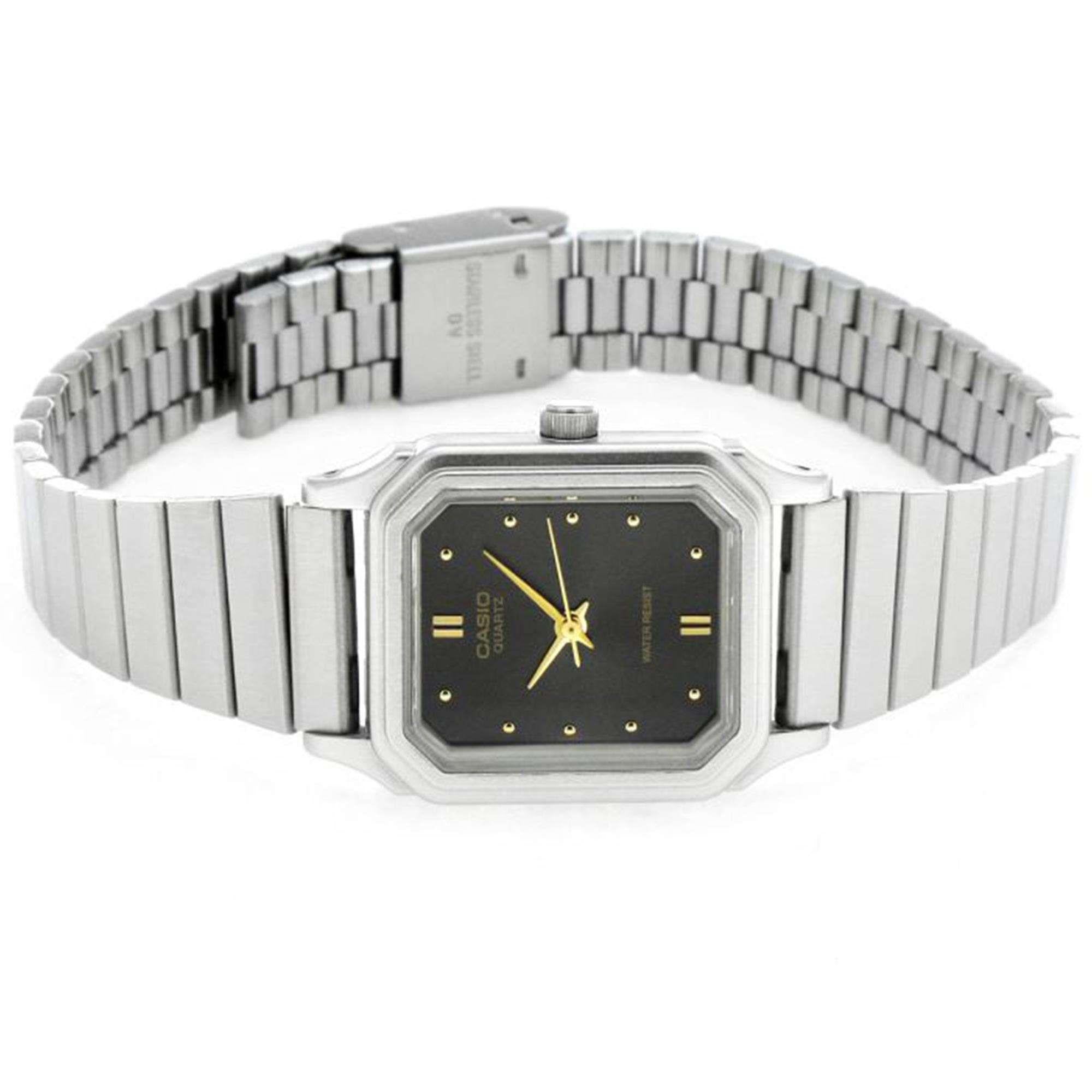 Casio Collection Classic Quartz Brown Dial Silver Stainless Steel Bracelet Ladies' Watch LQ-400D-1AEF