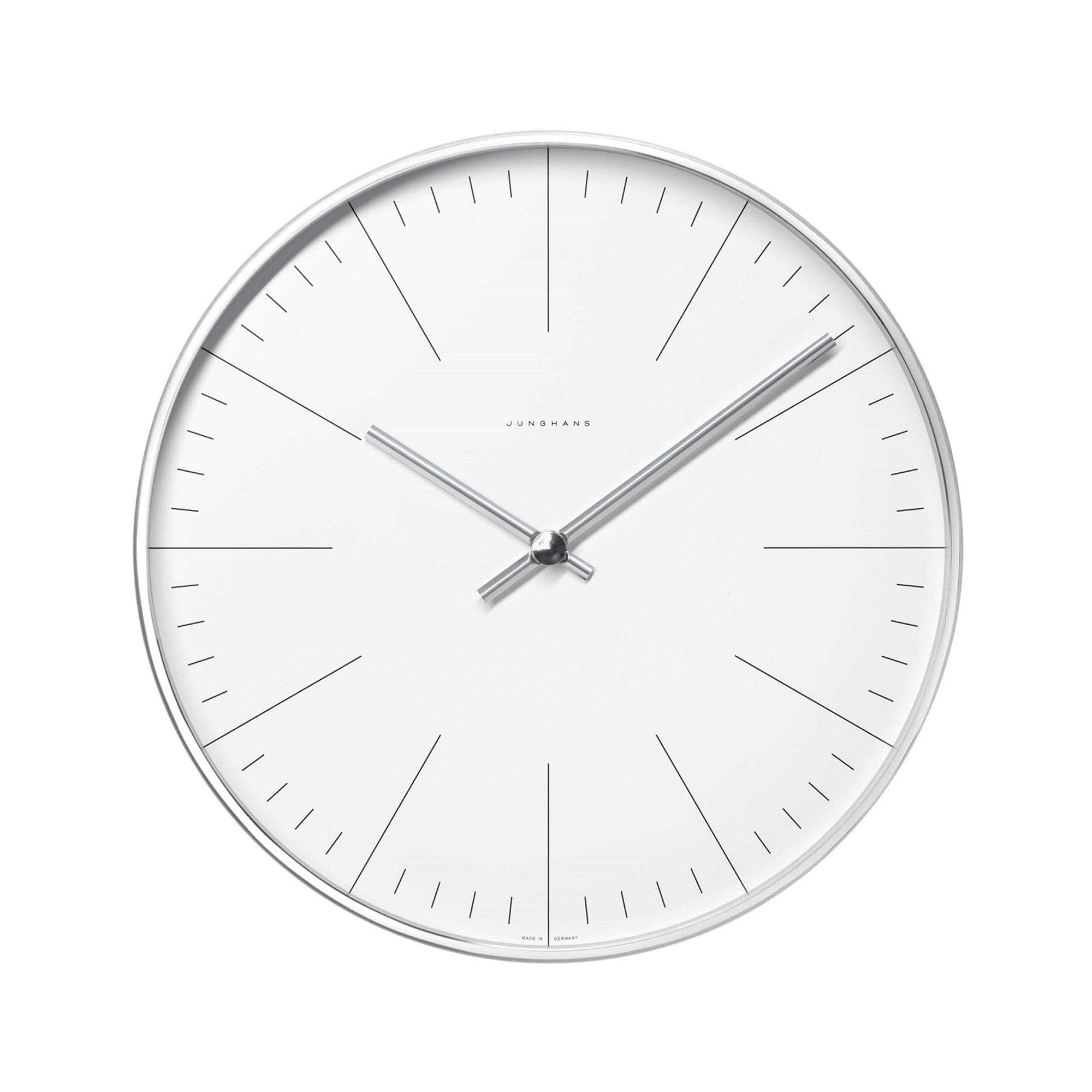 Junghans Max Bill Quartz 367/6046.00 White Dial Wall Clock