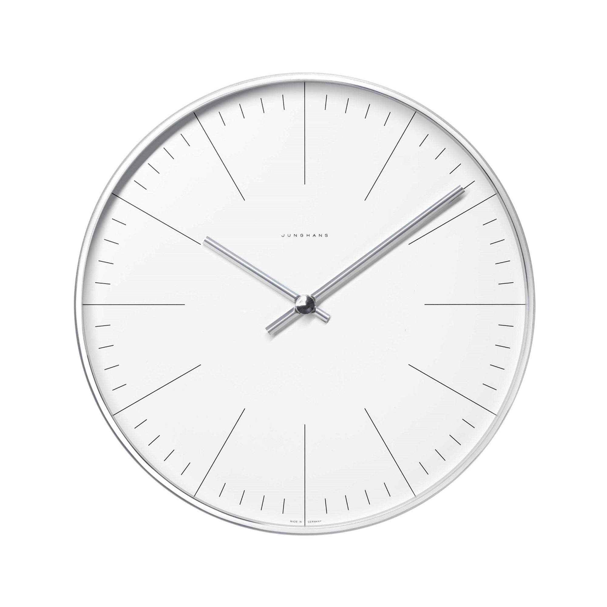 Junghans Max Bill Quartz 367/6046.00 White Dial Wall Clock