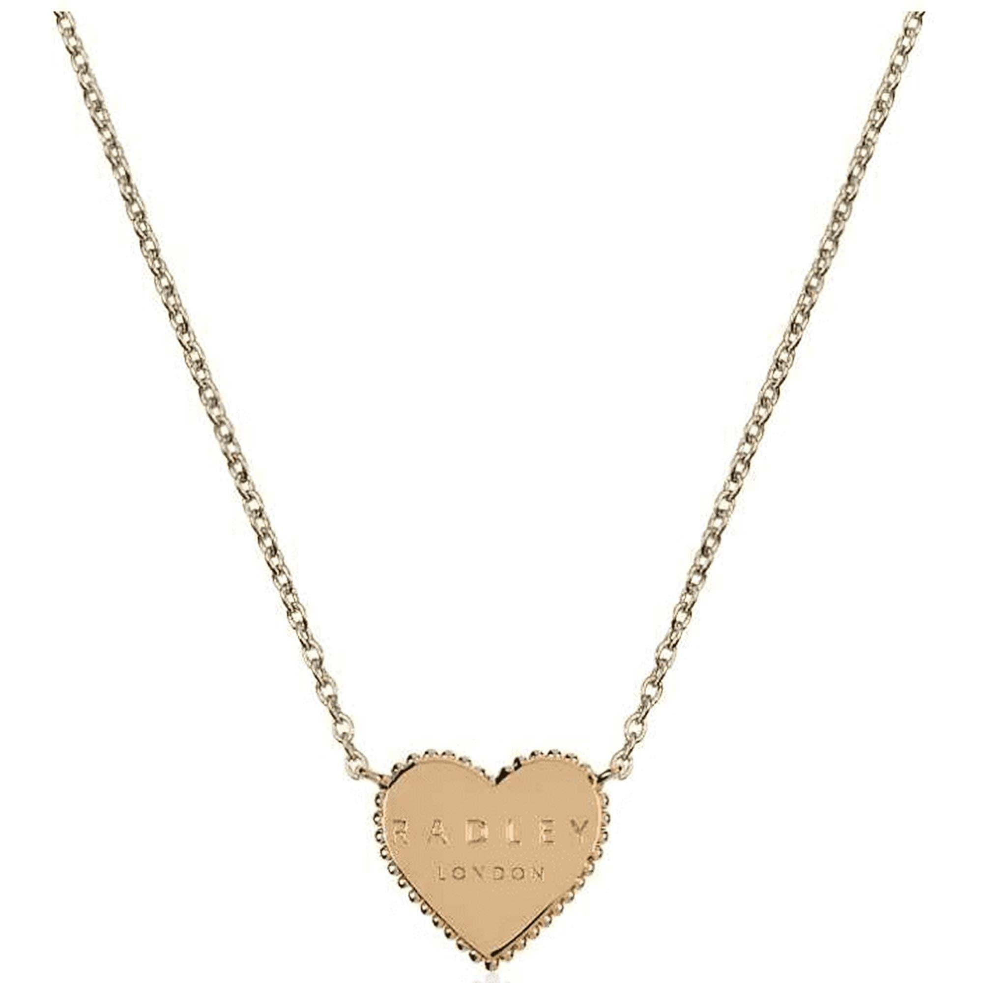 Radley Jewellery Sterling Silver Gold Plated Heart Necklace RYJ2132