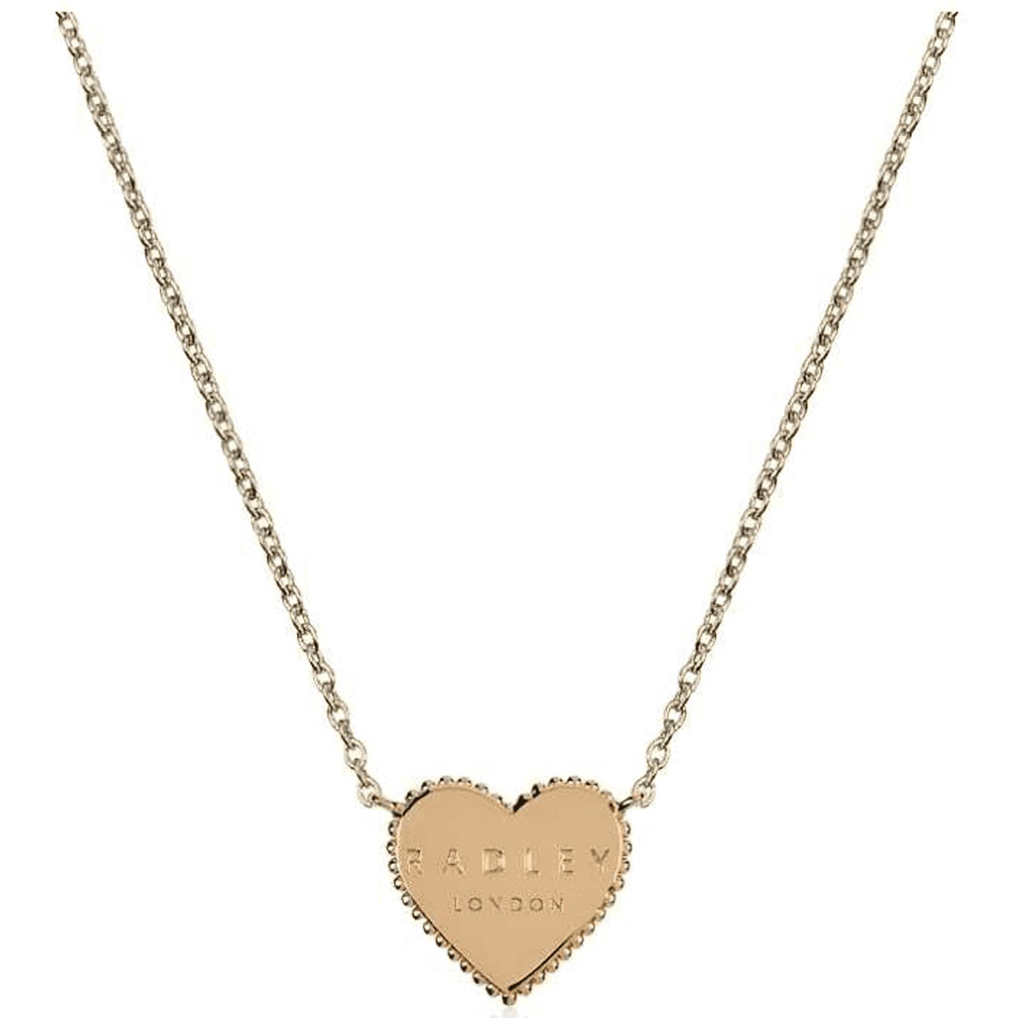 Radley Jewellery Sterling Silver Gold Plated Heart Necklace RYJ2132