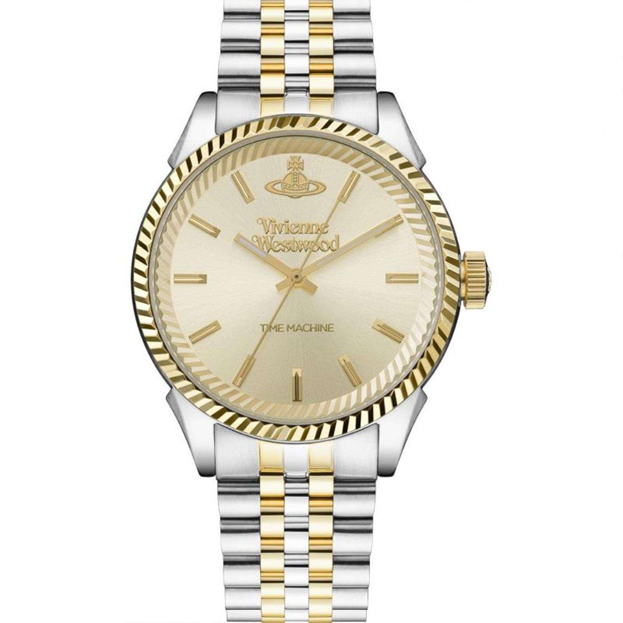 Vivienne Westwood Seymour Quartz Champagne Dial Two Tone Stainless Ste
