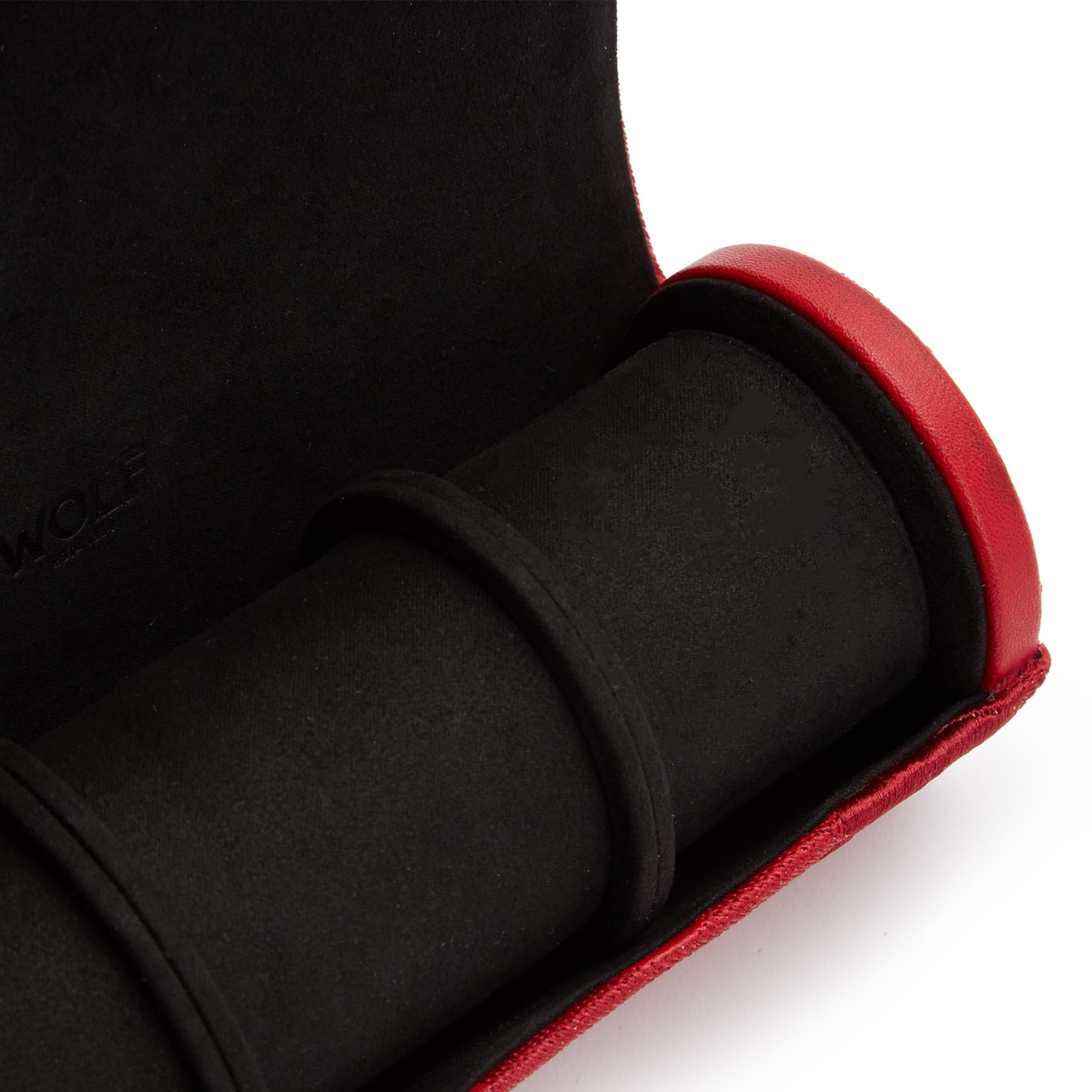 WOLF Memento Mori Red Triple Watch Roll 493472