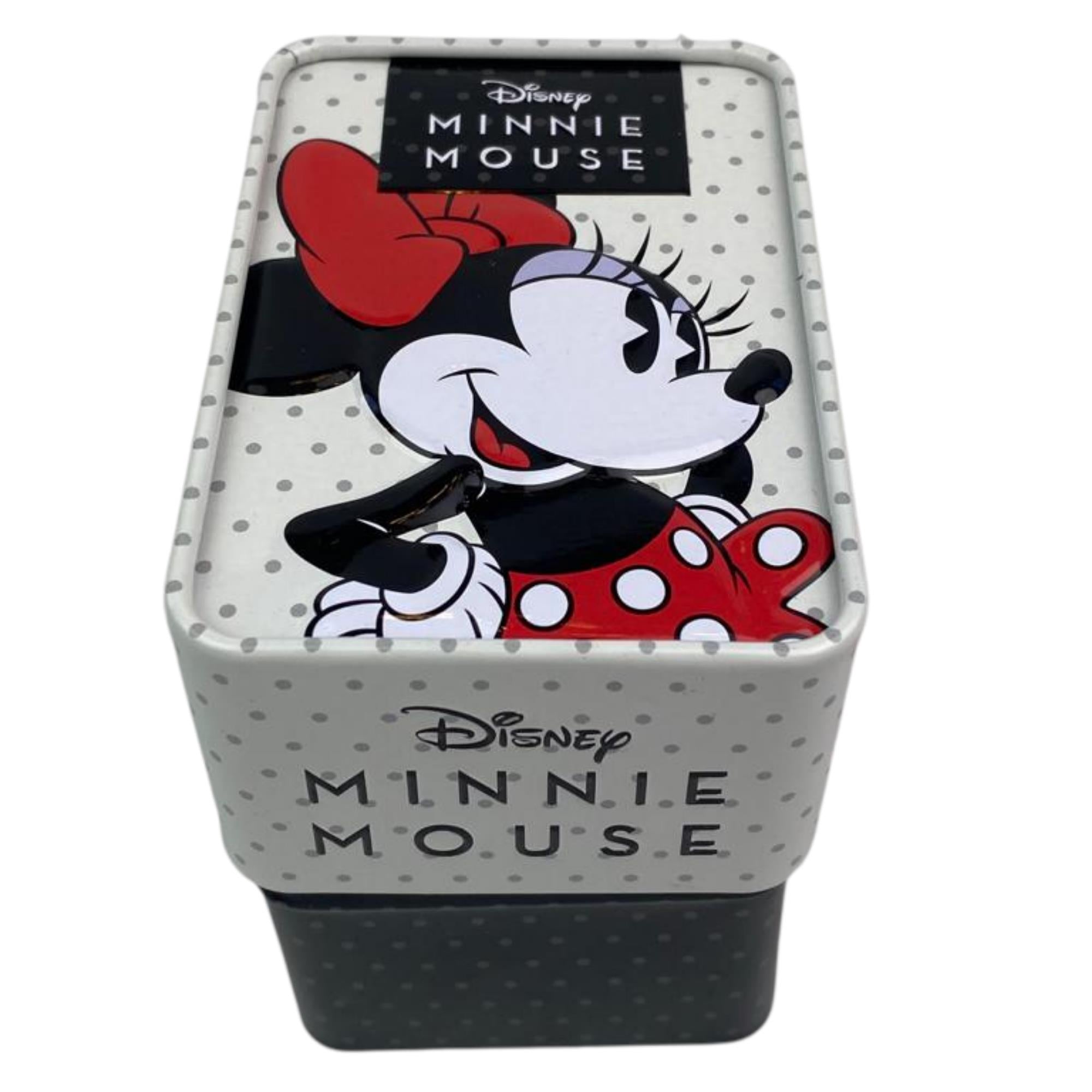 Disney Minnie Mouse Quartz Silver Dial Purple Silicone Strap Girls Watch MN9011