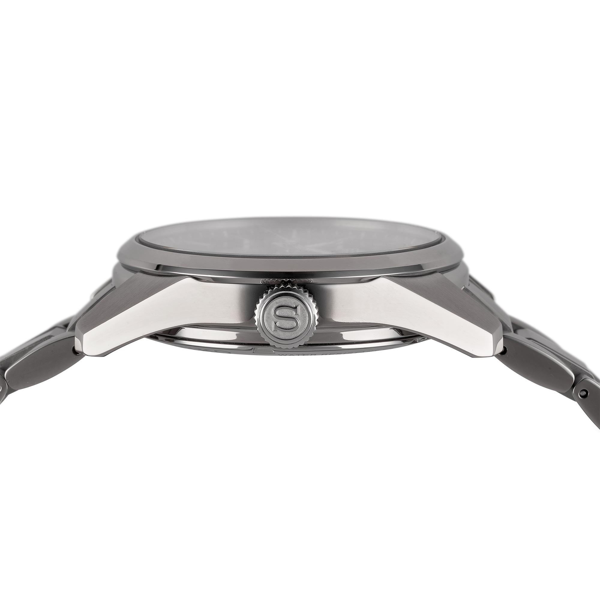 Seiko Presage Sharp Edge Series Automatic Black Dial Silver Stainless Steel Men's Watch SPB203J1