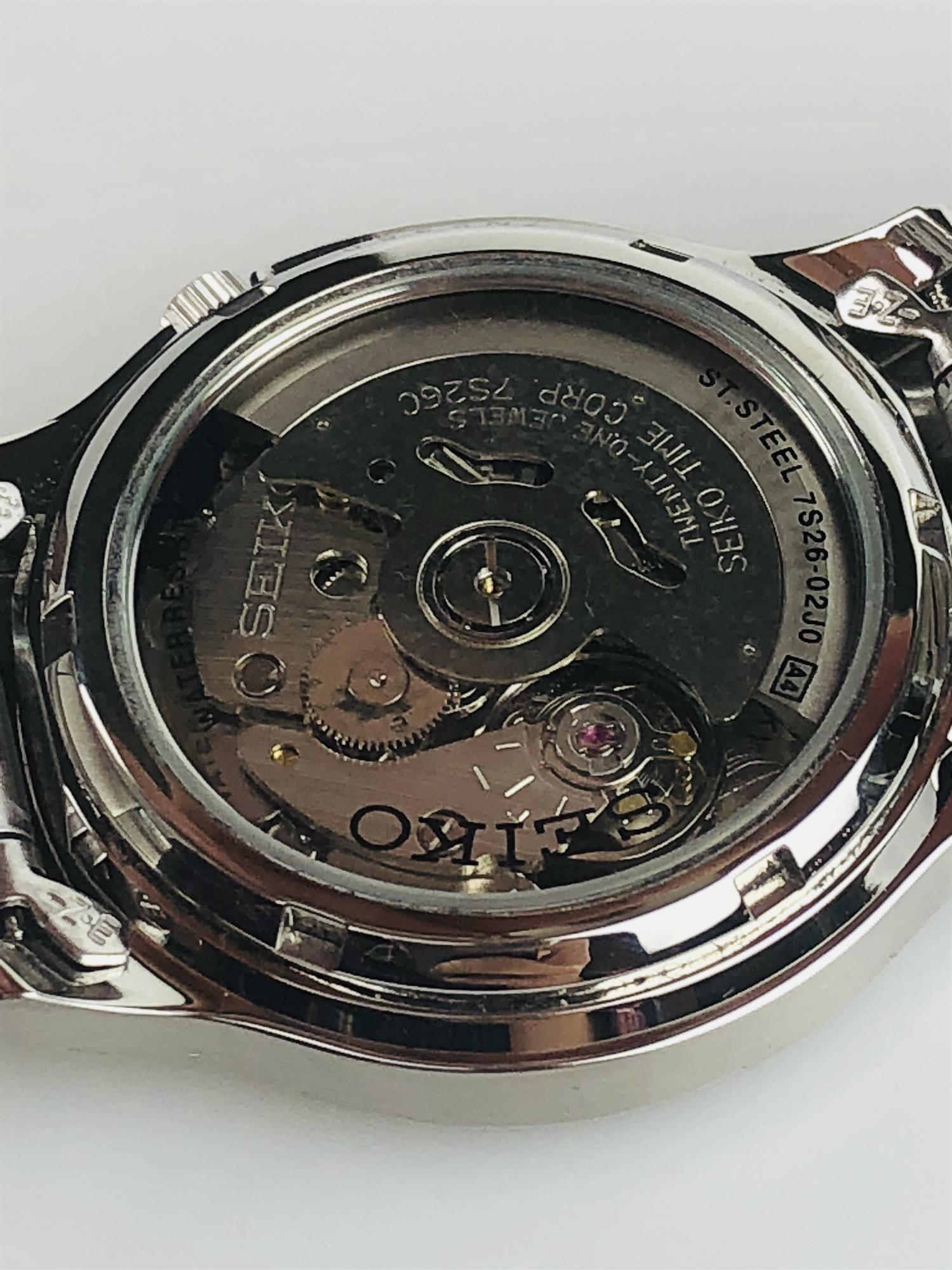 Seiko 5 Automatic Black Dial Stainless Steel Men's Watch SNK795K1