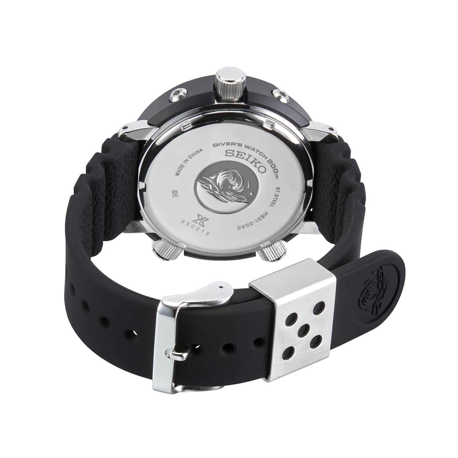 Seiko Prospex 'Arnie' Predator Solar 'Tuna' Black Dial Men's Watch SNJ025P1