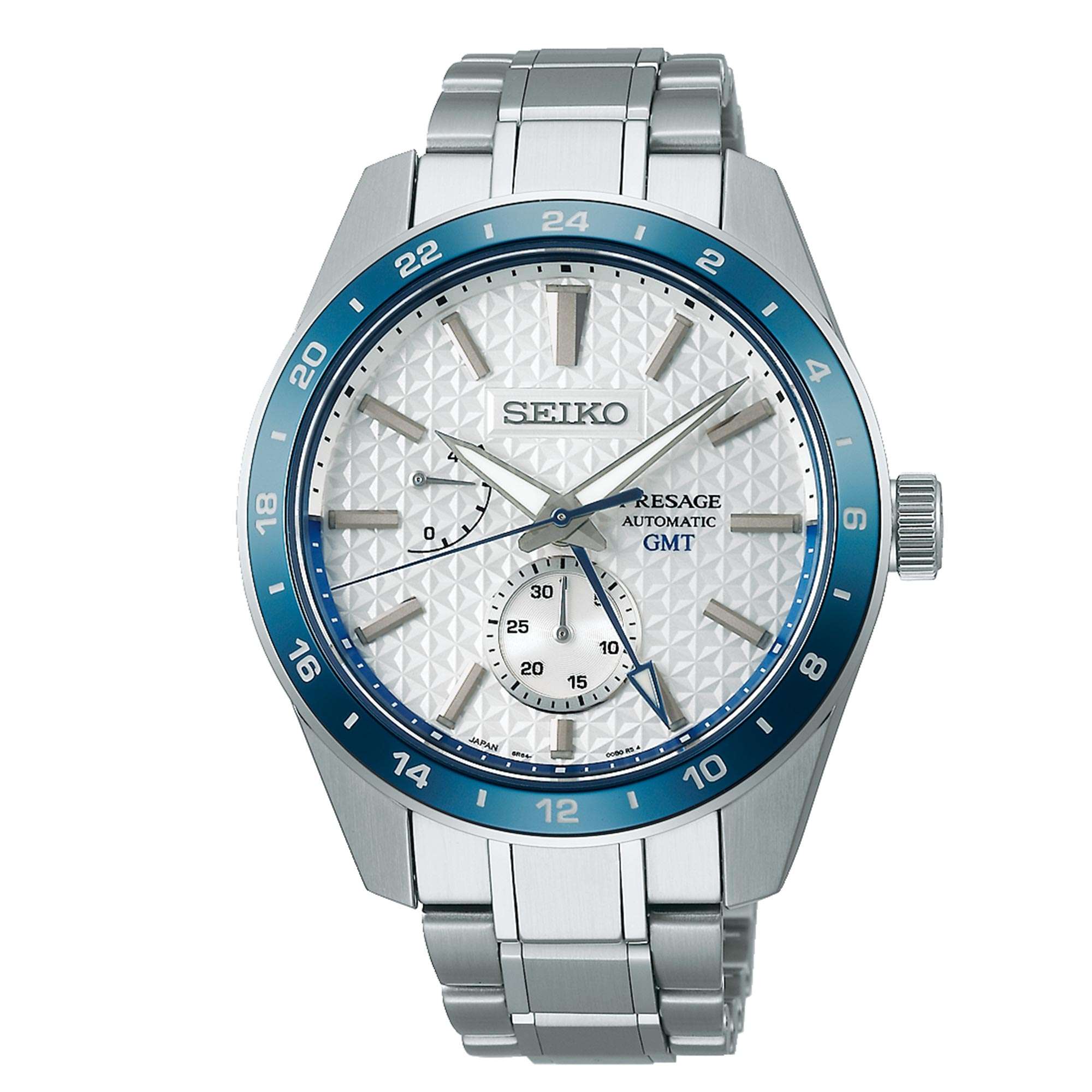Seiko Presage Sharp Edged Series 140th Anniversary Limited Edition Automatic Movement White Dial Stainless Steel Bracelet SPB223J1