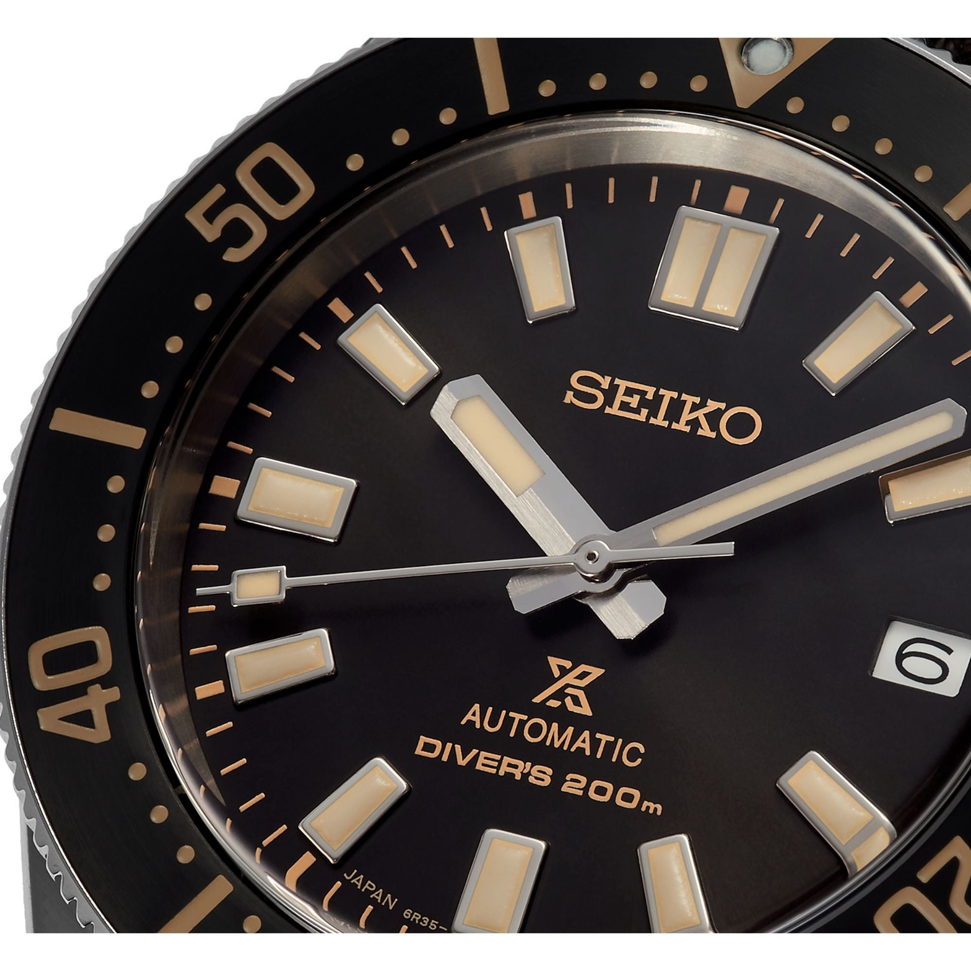 Seiko Prospex First Japanese Diver’s Re-interpretation Automatic Black Dial Nylon Strap Men's Watch SPB239J1