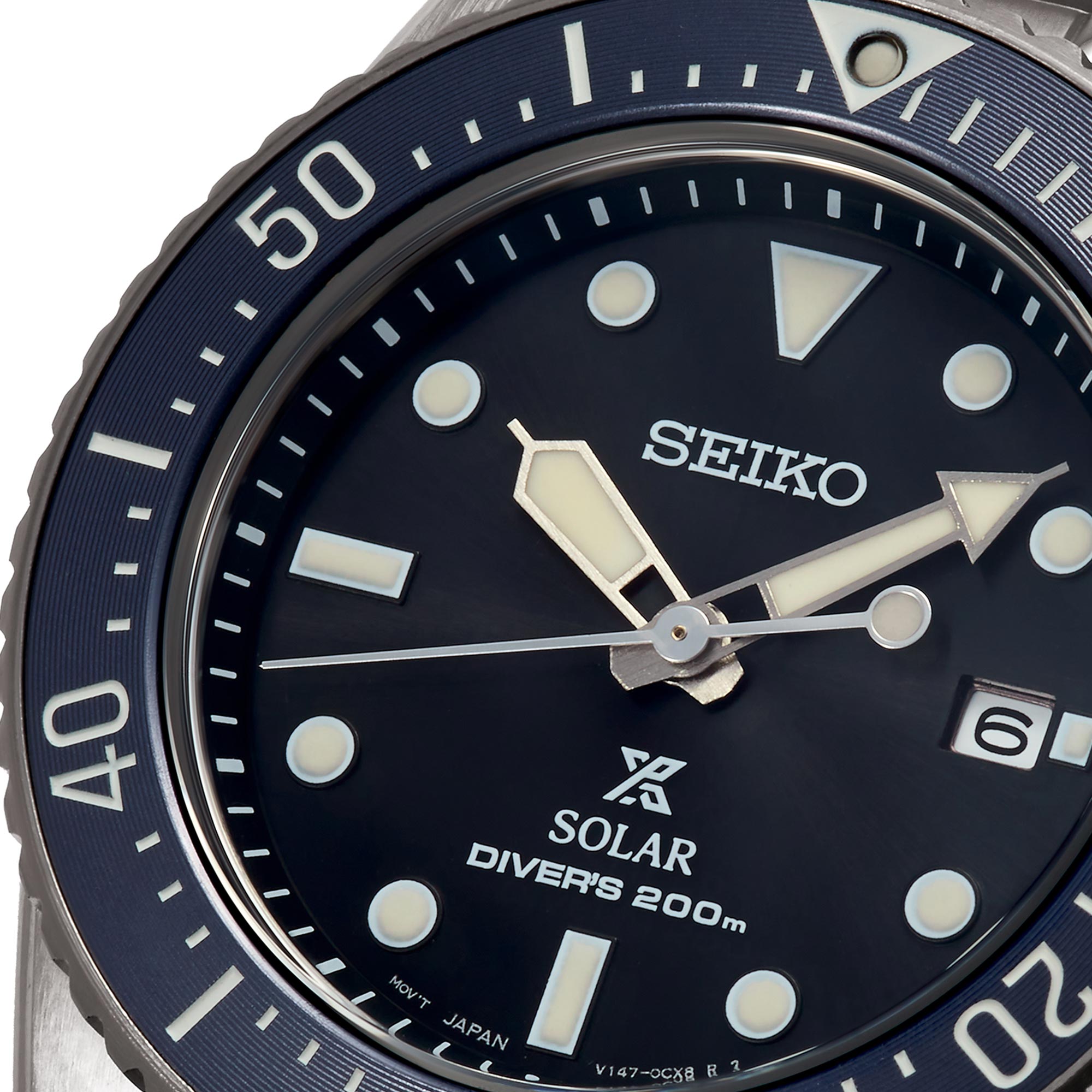 Seiko Prospex Solar Black Dial Stainless Steel Bracelet Men's Watch SNE569P1