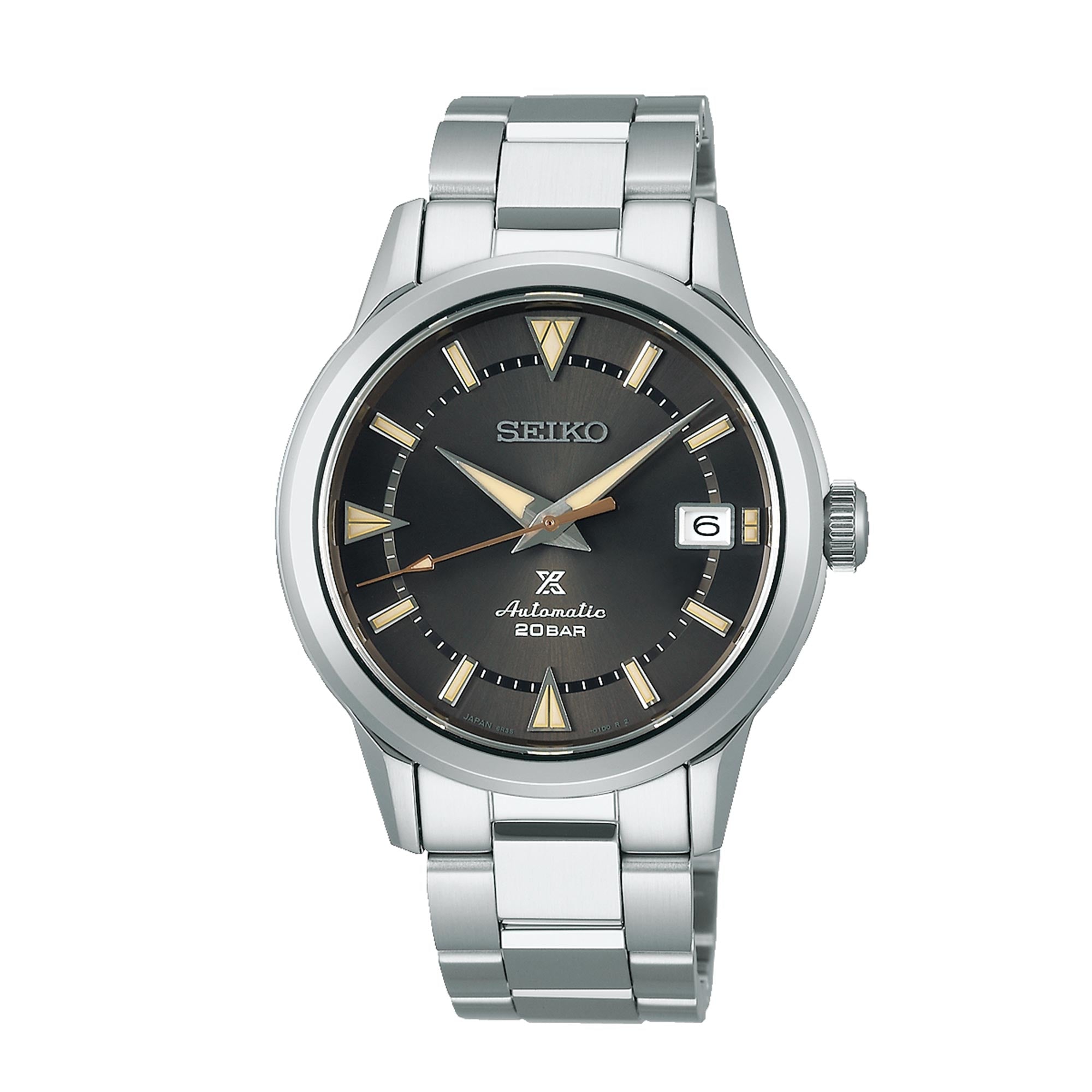 Seiko Prospex 1959 Alpinist Automatic Black Dial Stainless Steel Bracelet Men's Watch SPB243J1