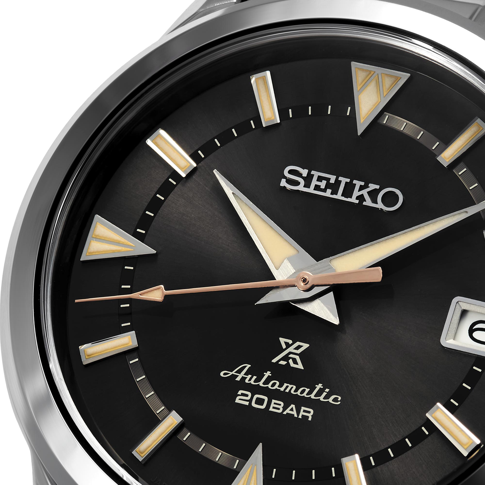 Seiko Prospex 1959 Alpinist Automatic Black Dial Stainless Steel Bracelet Men's Watch SPB243J1