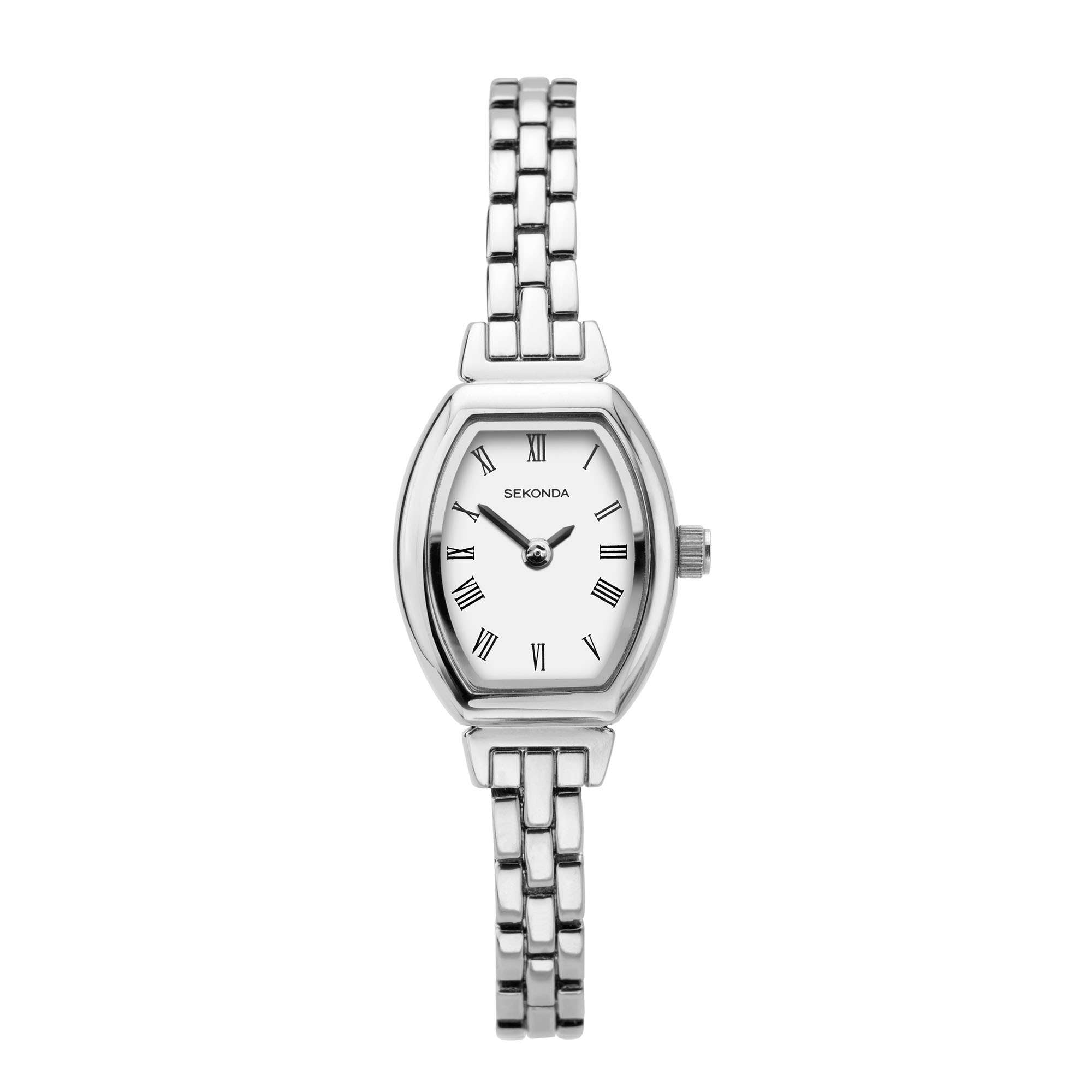 Sekonda Classic Quartz White Dial Stainless Steel Bracelet Ladies Watch 2966