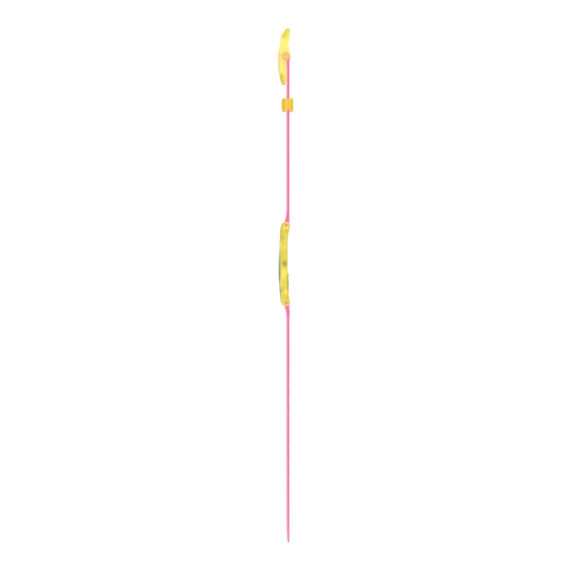 Swatch Supriya Lele India Rose 01 Quartz Multi Tonal Dial Pink Silicone Strap Ladies Watch SS08Z101