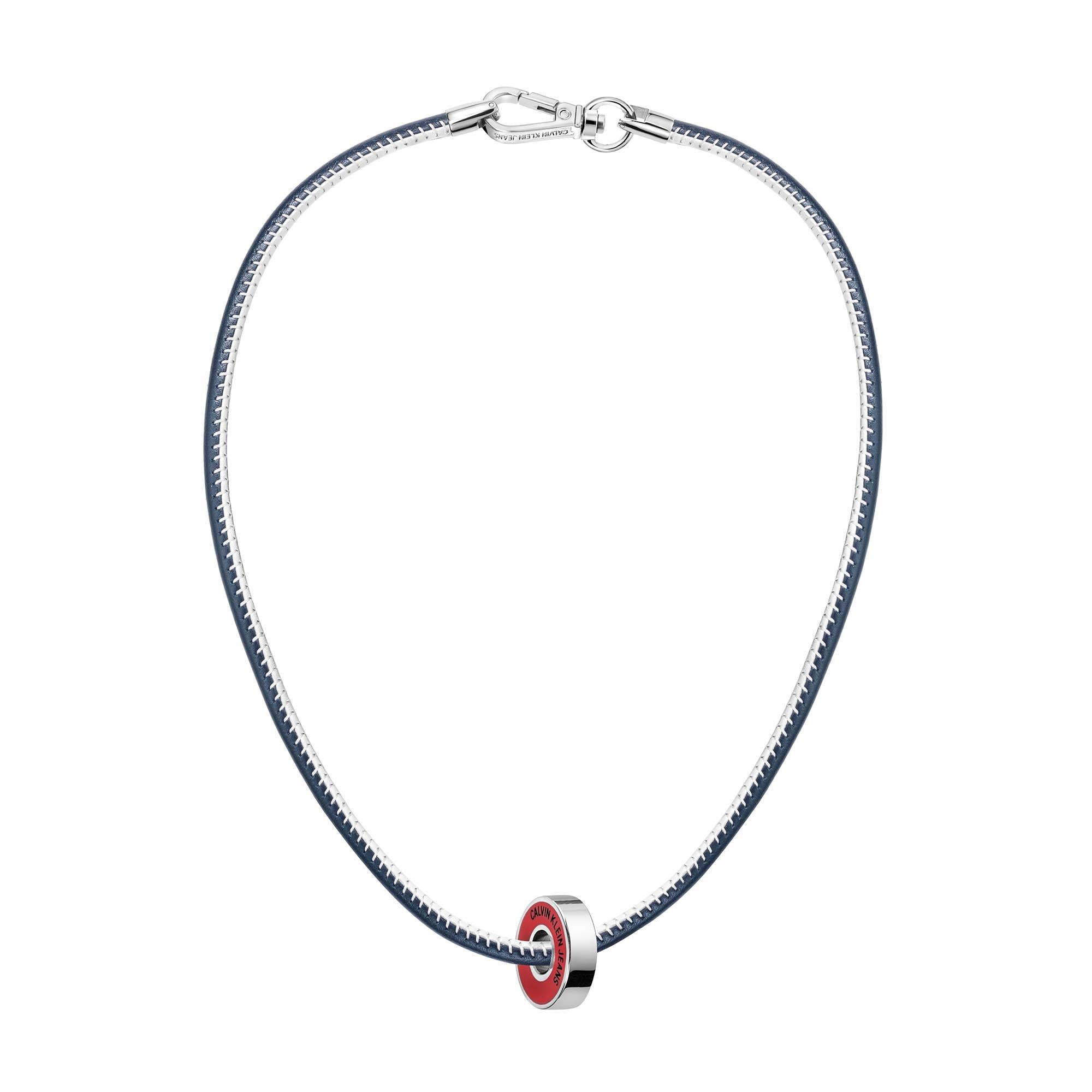 Calvin Klein Two-Tone Leather Necklace Ladies Jewellery KJJBRN090100