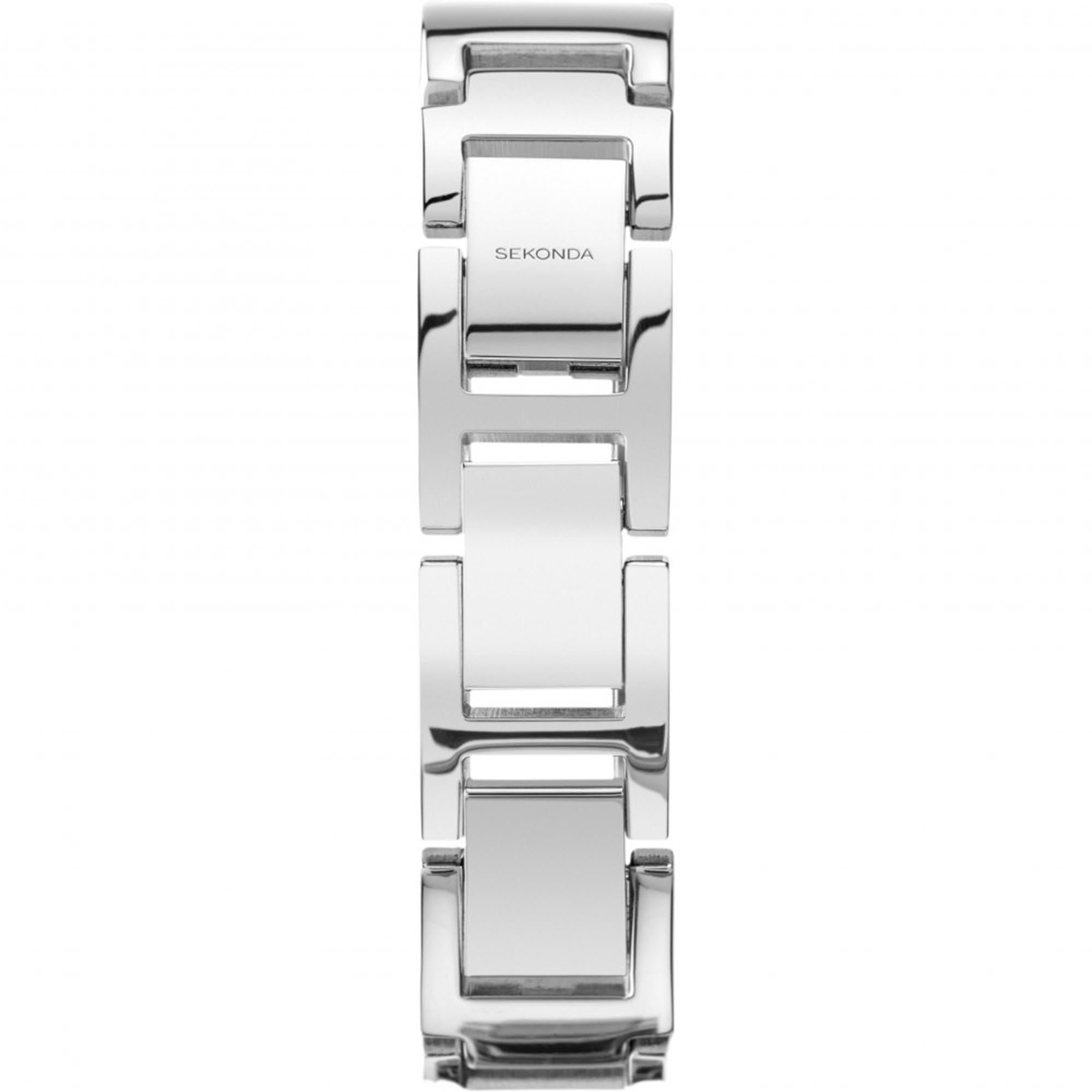 Seksy Rocks Quartz Silver Dial Silver Brass Bracelet Ladies Watch 40042
