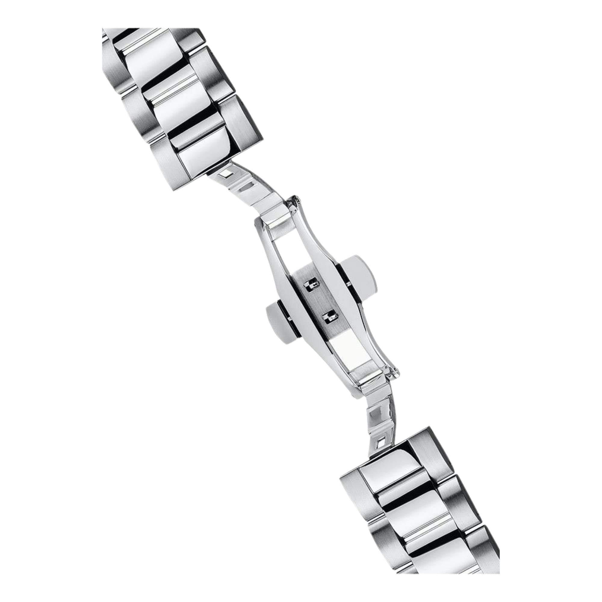 Ingersoll ‘The Armstrong’ Automatic Grey Dial Stainless Steel Bracelet Men’s Watch I06804B
