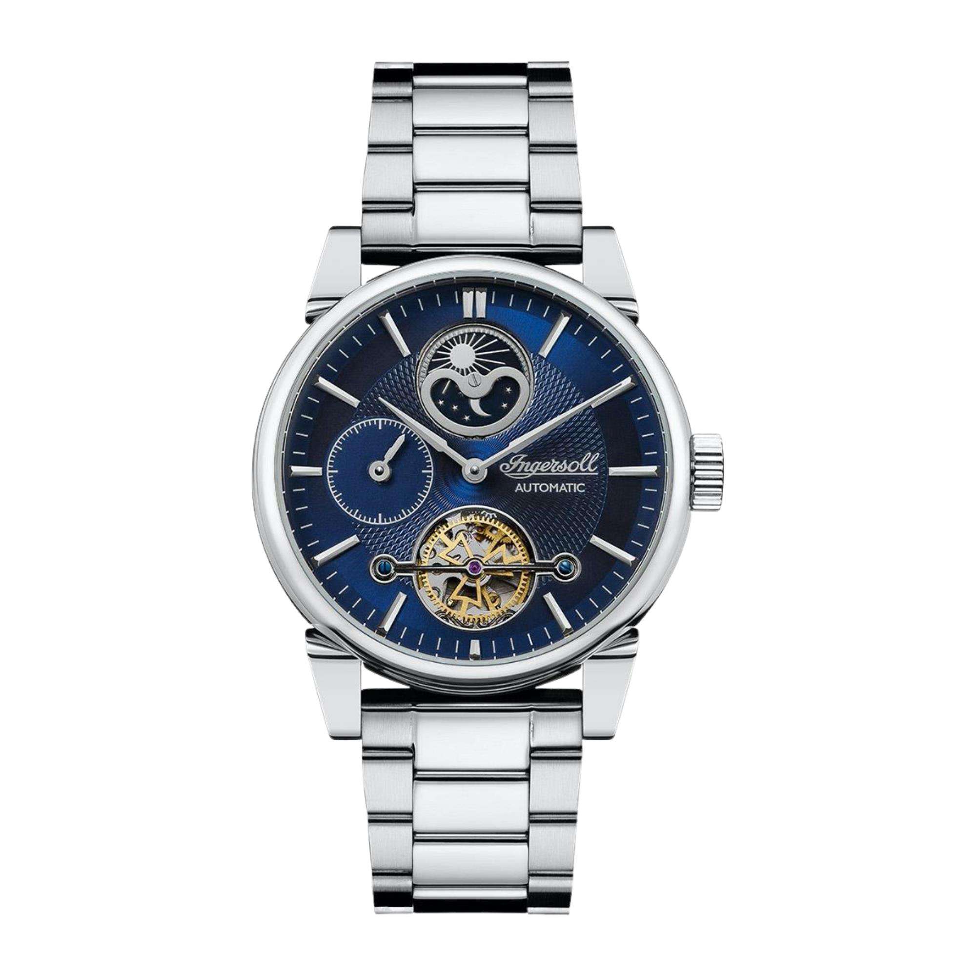 Ingersoll  The Swing  Automatic Blue Dial Stainless Steel Bracelet Men's Watch I07501