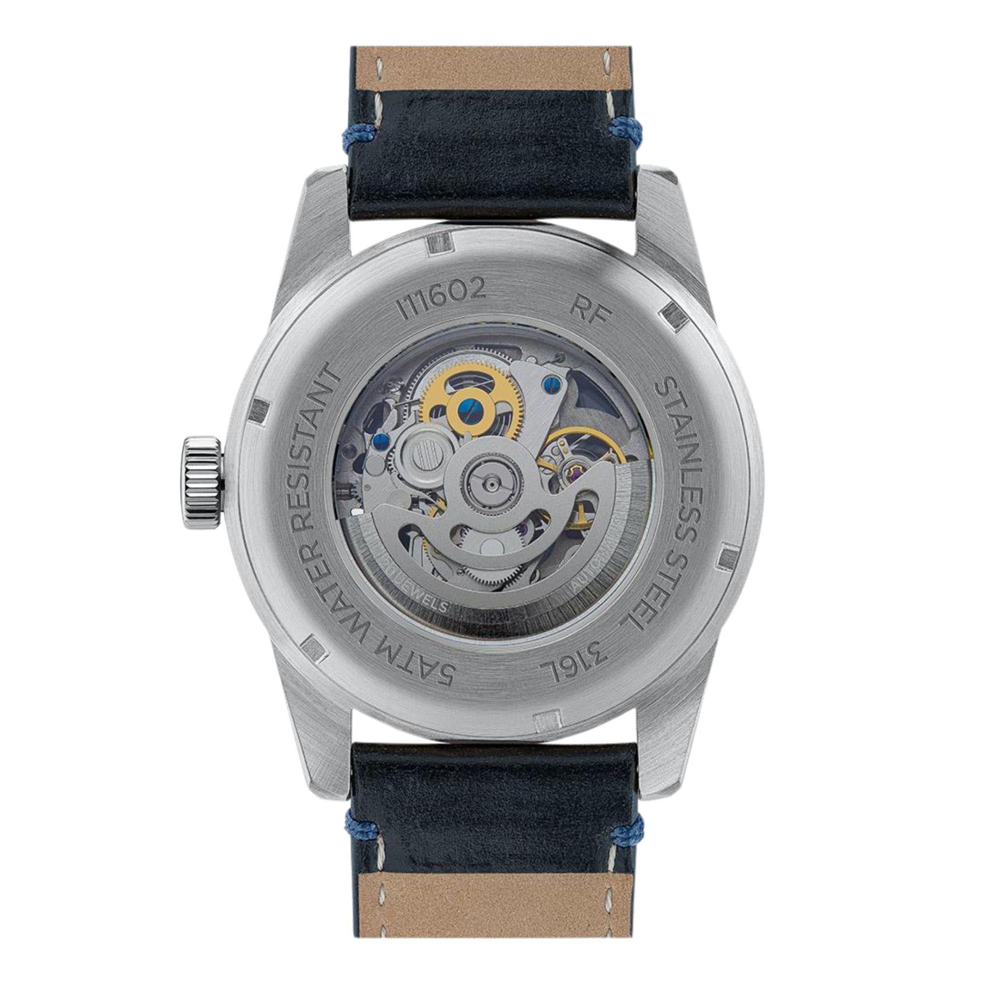 Ingersoll ‘The Carroll’ Blue Dial Leather Strap Men’s Watch I11602
